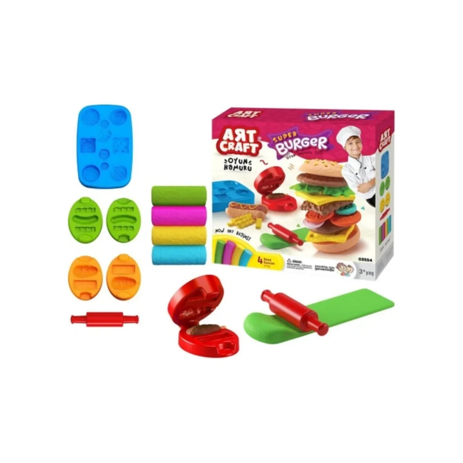 Dede Hamburger Hamur Seti 200 Gr