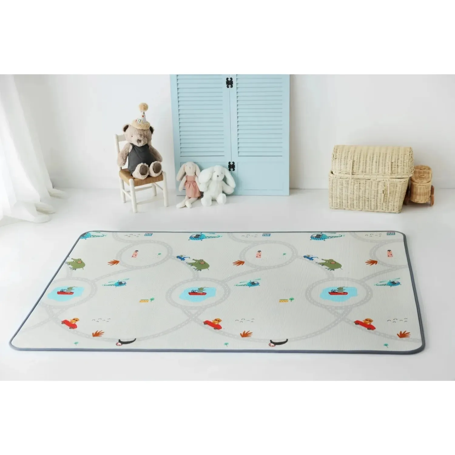 Coolmats Eğlenceli Gezi -Yıldızlar Oyun Halısı 140x100x1