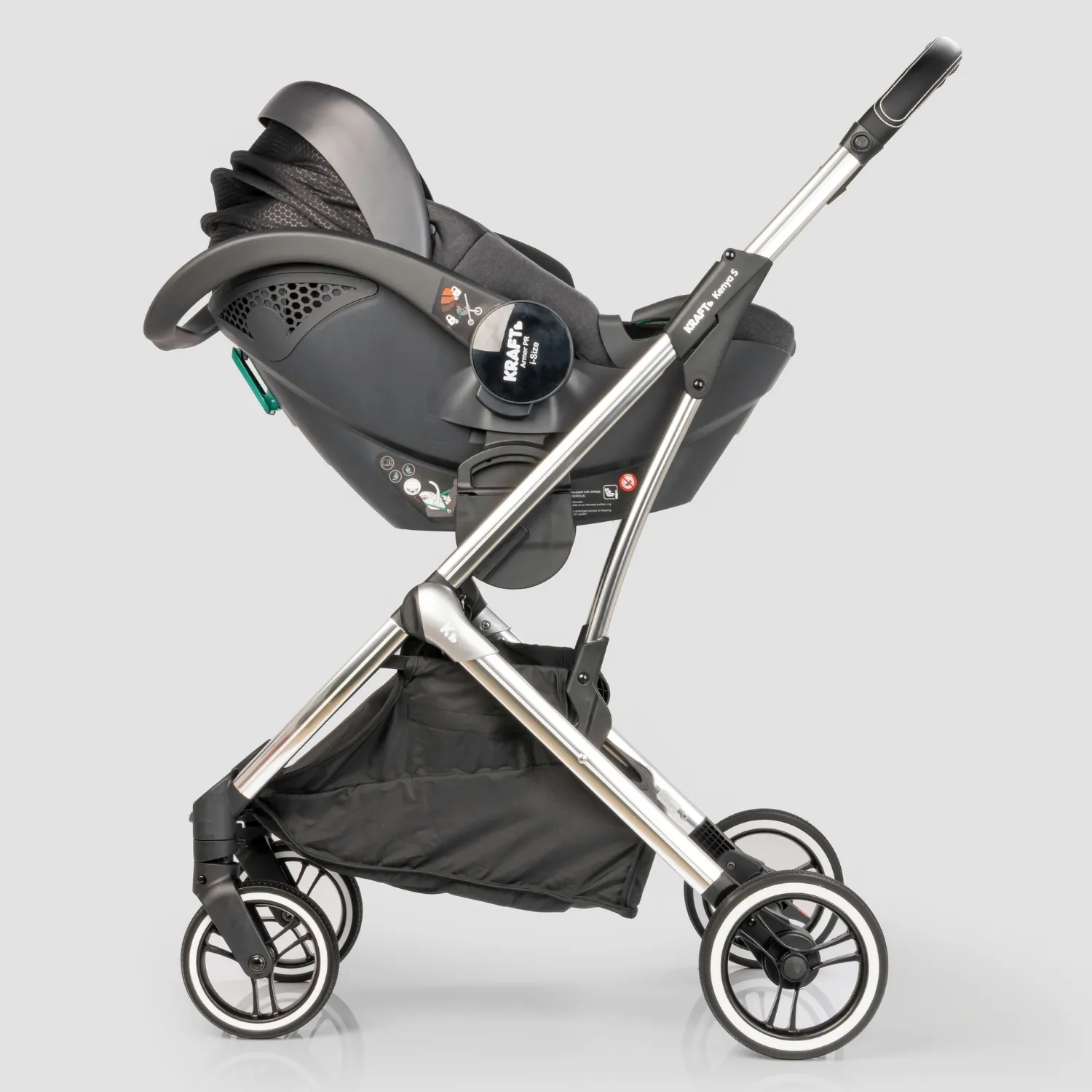 Kraft Kenya S Travel Sistem Bebek Arabası Black