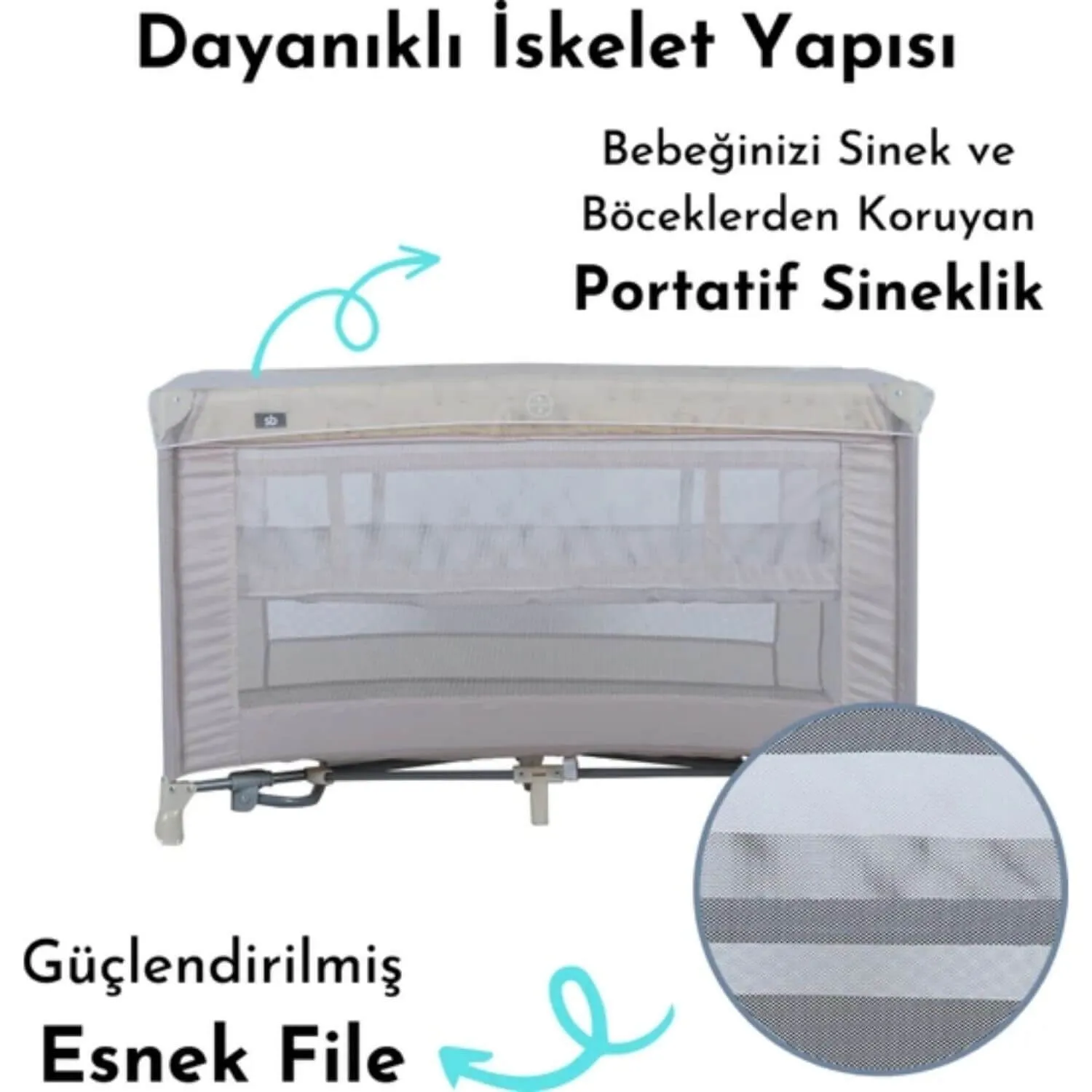 Sunny Baby 9156 Seul Oyun Parkı 70x120 cm Bej