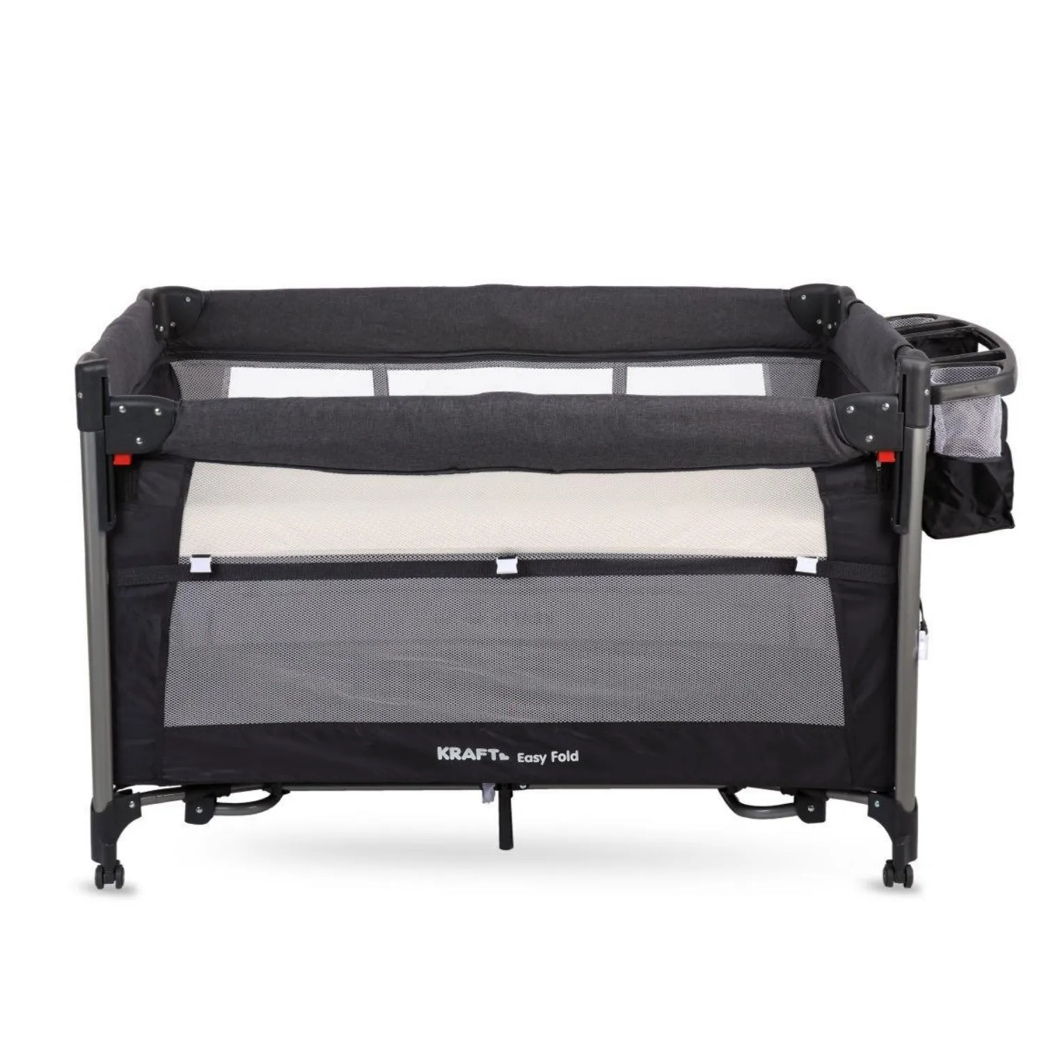 Kraft Easy Fold Anne Yanı Oyun Parkı 70x110 cm Dark Grey
