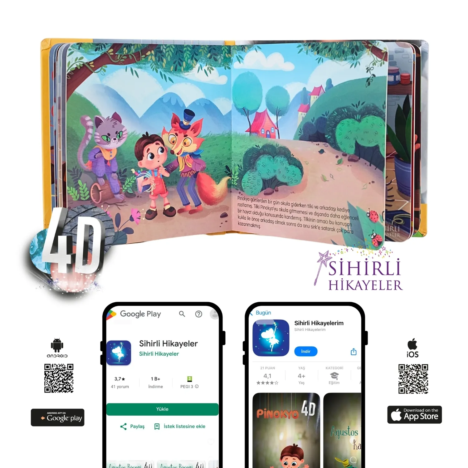 Bee Smart Pinokyo Çocuk Kitabı