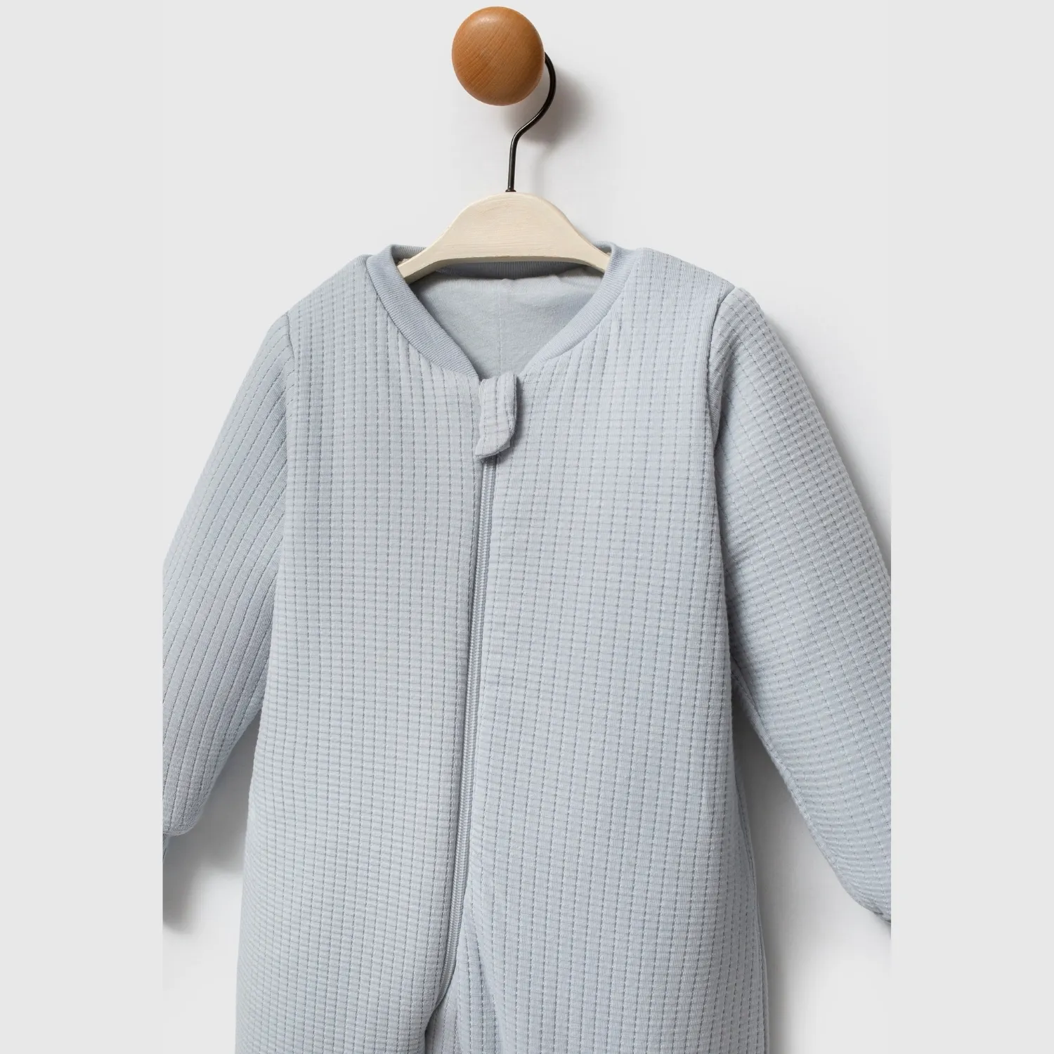 Ella Bonna Uyku Tulumu Çoraplı 2,5 Tog Jakarlı Gri