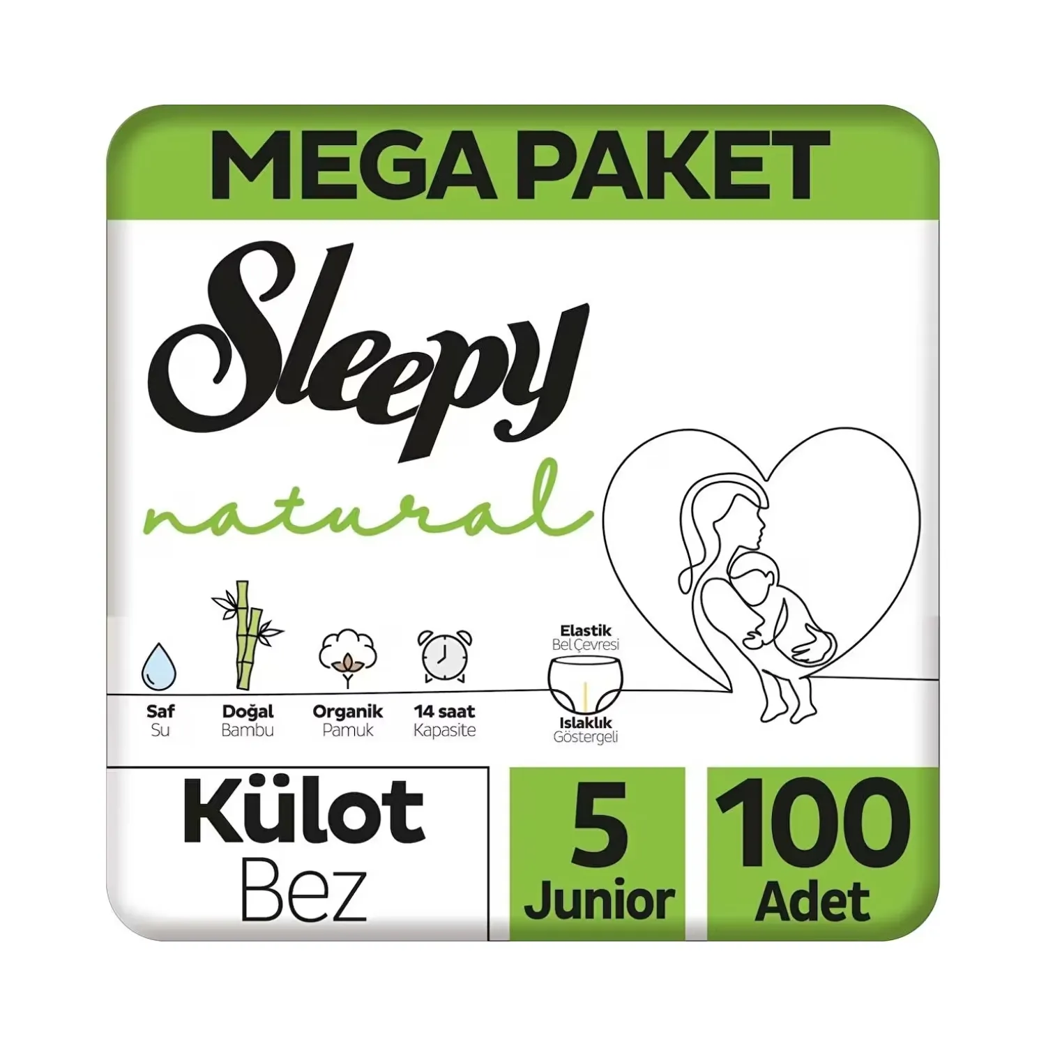 Sleepy Natural Bebek Külot Bezi Junior100lü Gross Paket