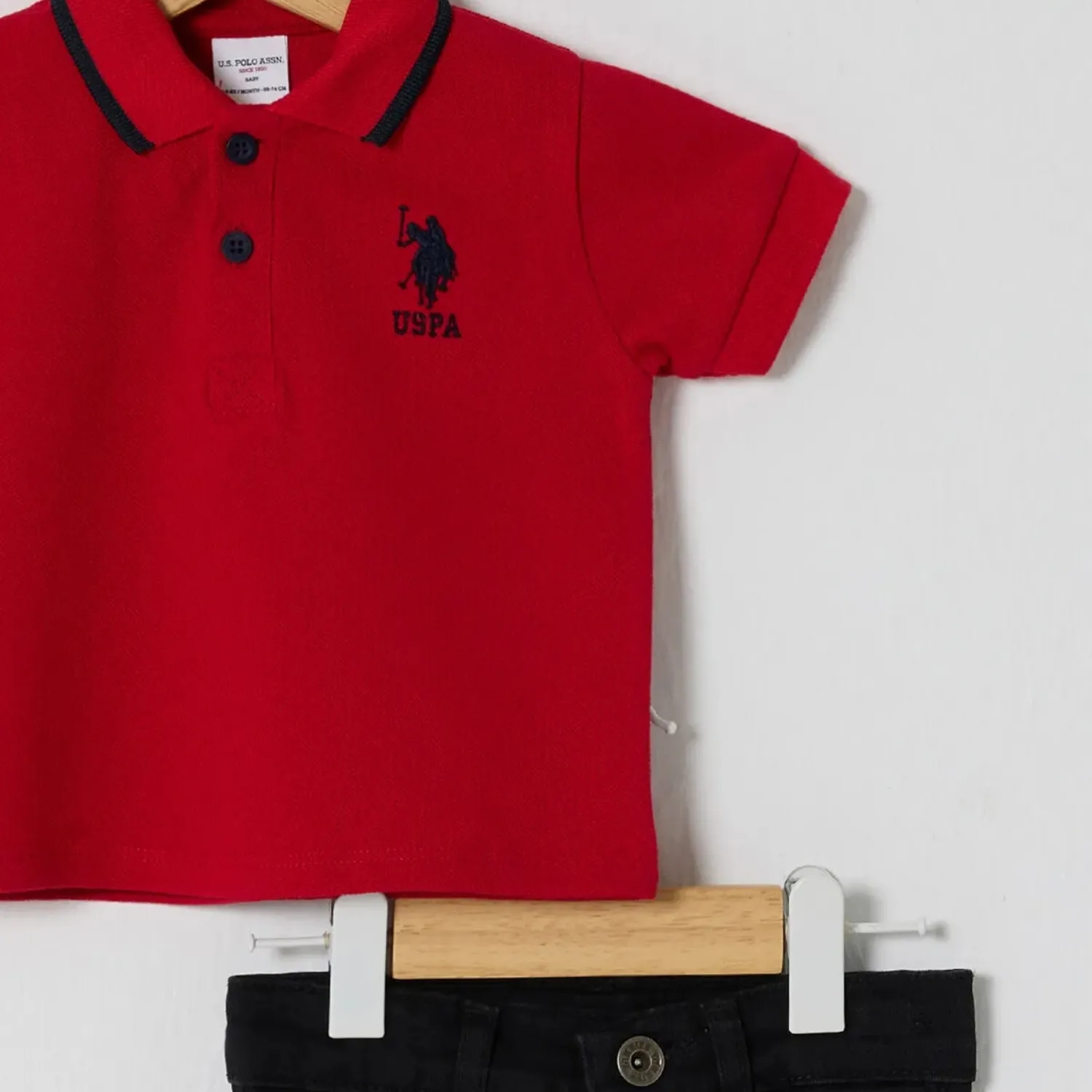 U.S. Polo 2li Takım T-Shirt Pike Kırmızı