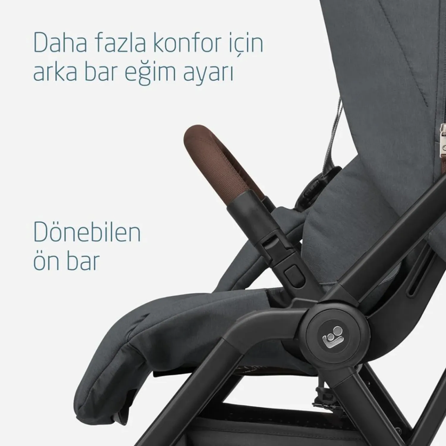 Maxi Cosi Leona2 Çift Yönlü Bebek Arabası Twillic Graphite
