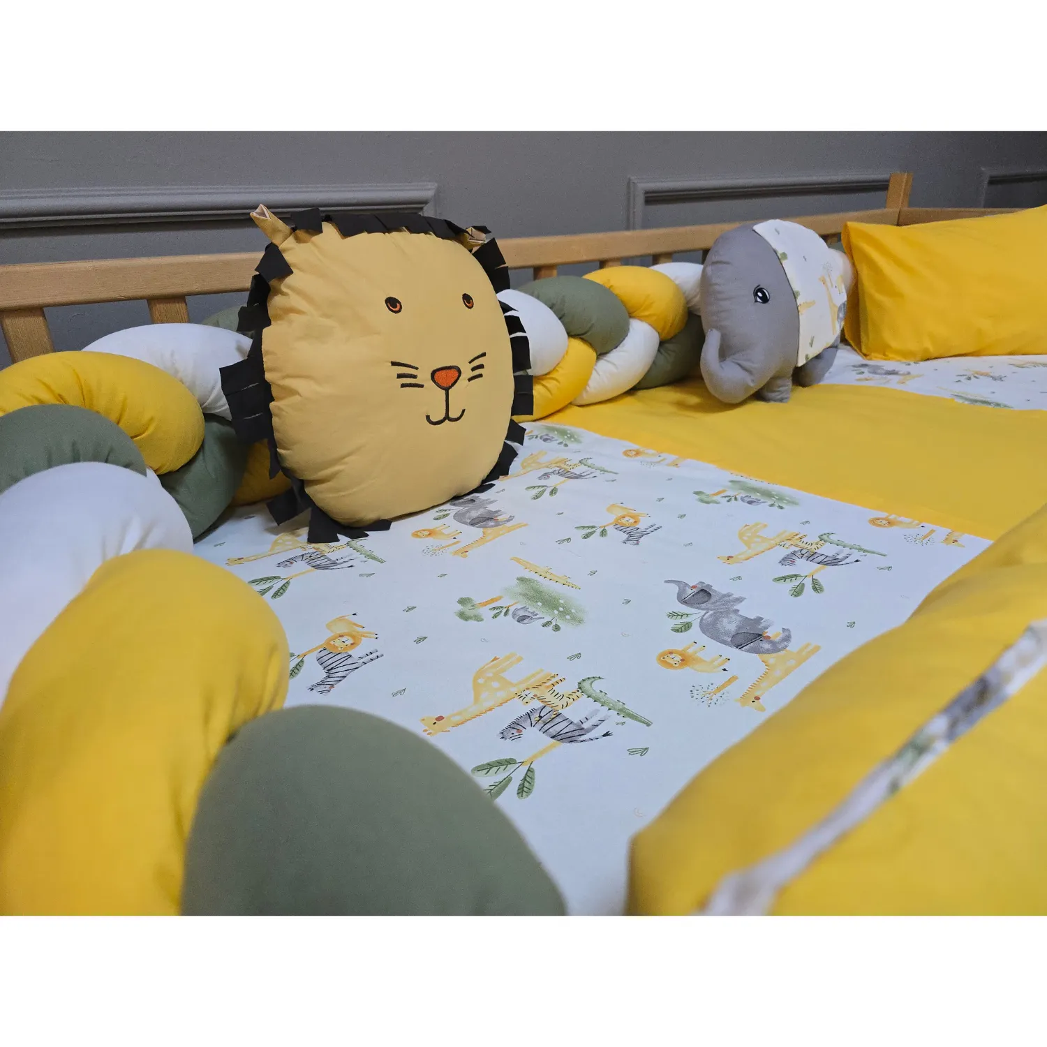 Yuar Baby Motessori Örgü Uyku Seti Sarı Amazon