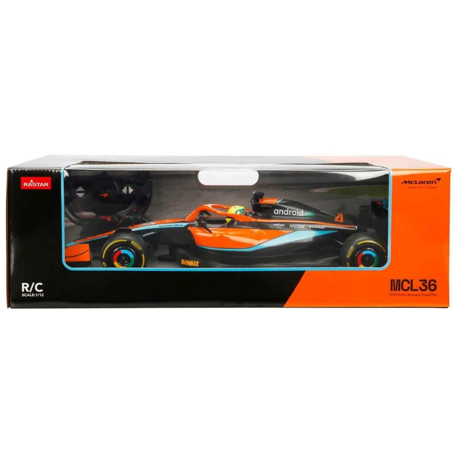 McLaren F1 MCL36 Uzaktan Kumandalı Araba 1:12