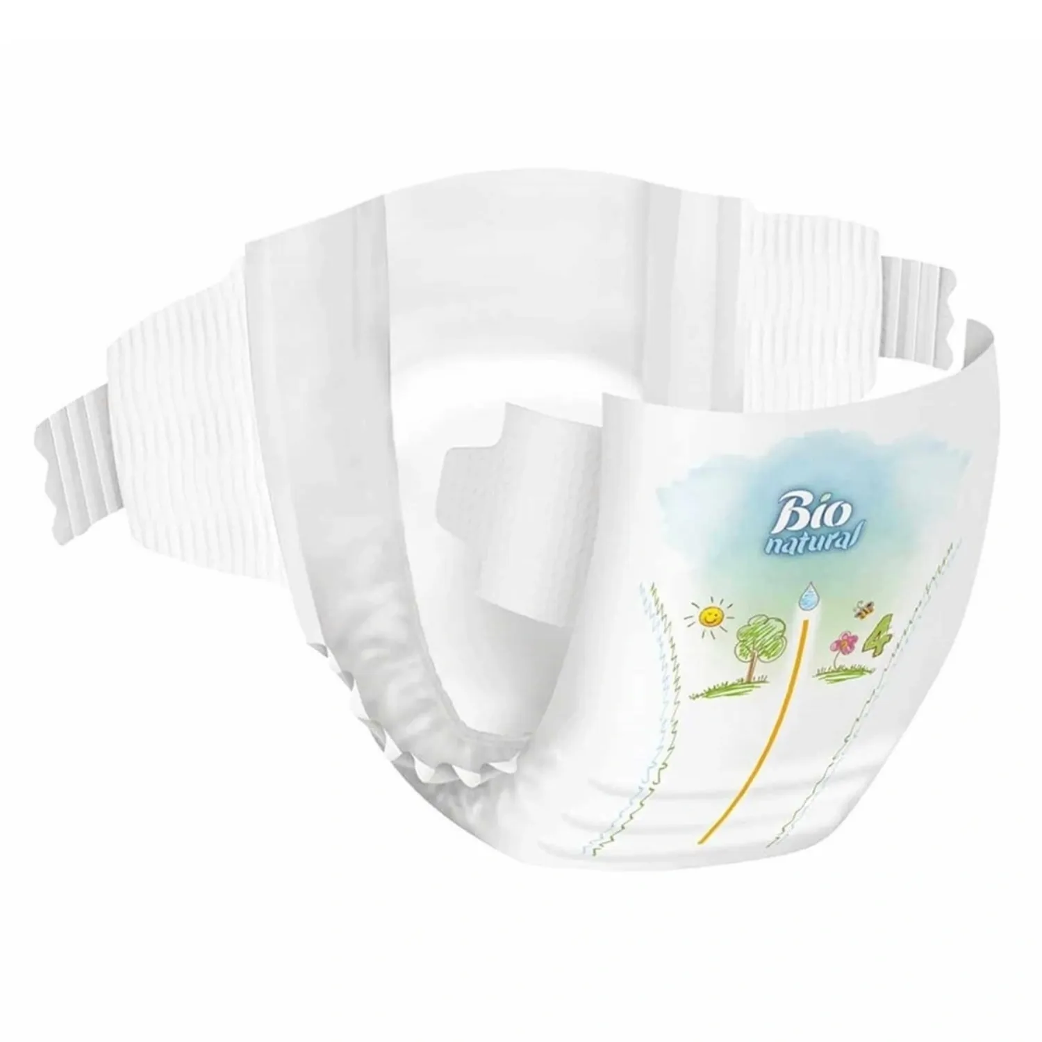 Sleepy Bebek Bezi Bio Natural 4 Beden Maxi 7-16 Kg 96lı