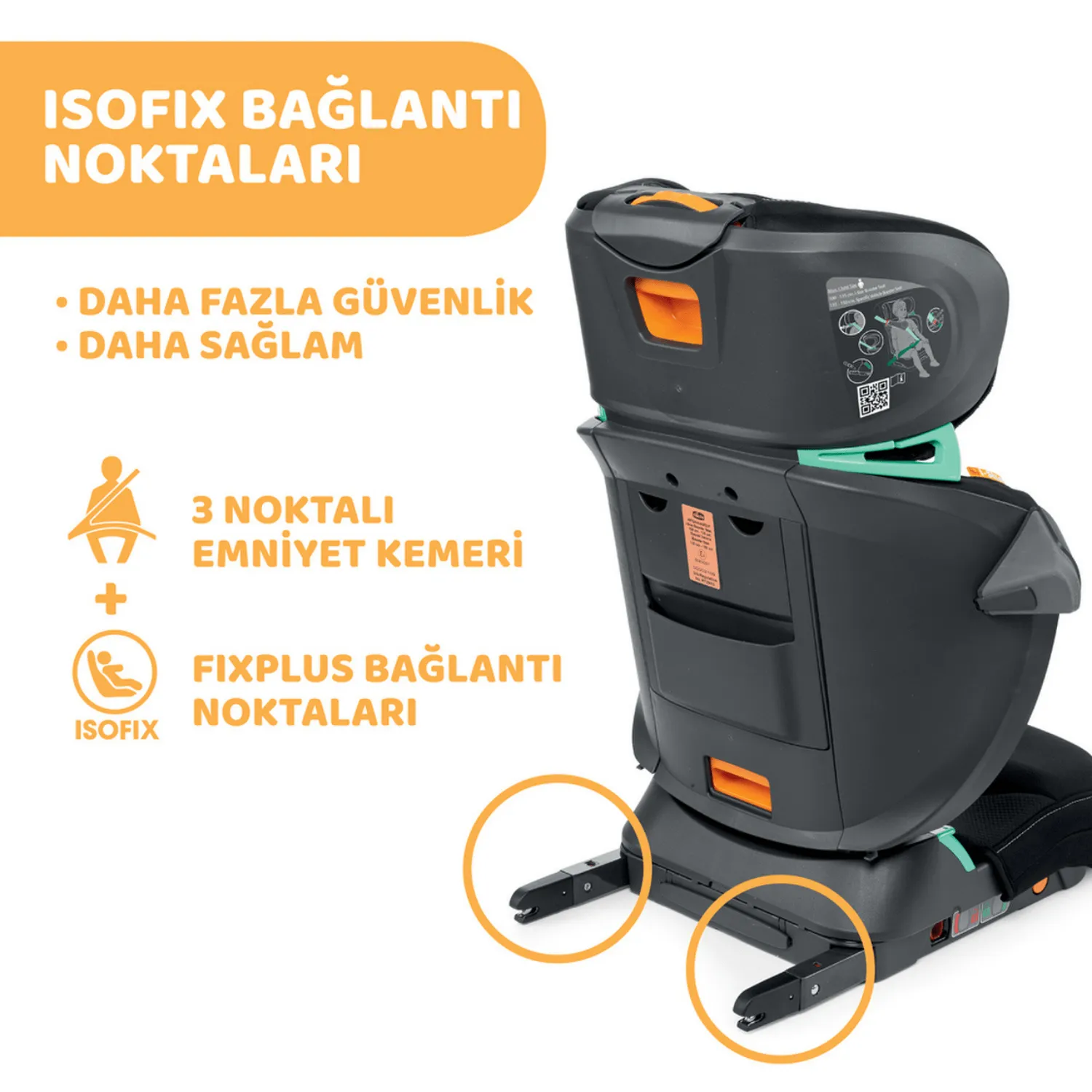 Chicco Fold Go I-Size Oto Koltuğu 15-36 Kg Omra