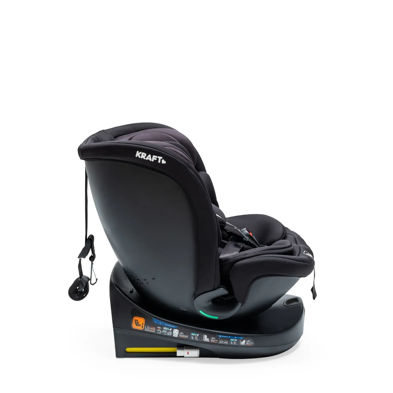 Kraft Spin Signal Plus Oto Koltuğu 0-36 Kg Black