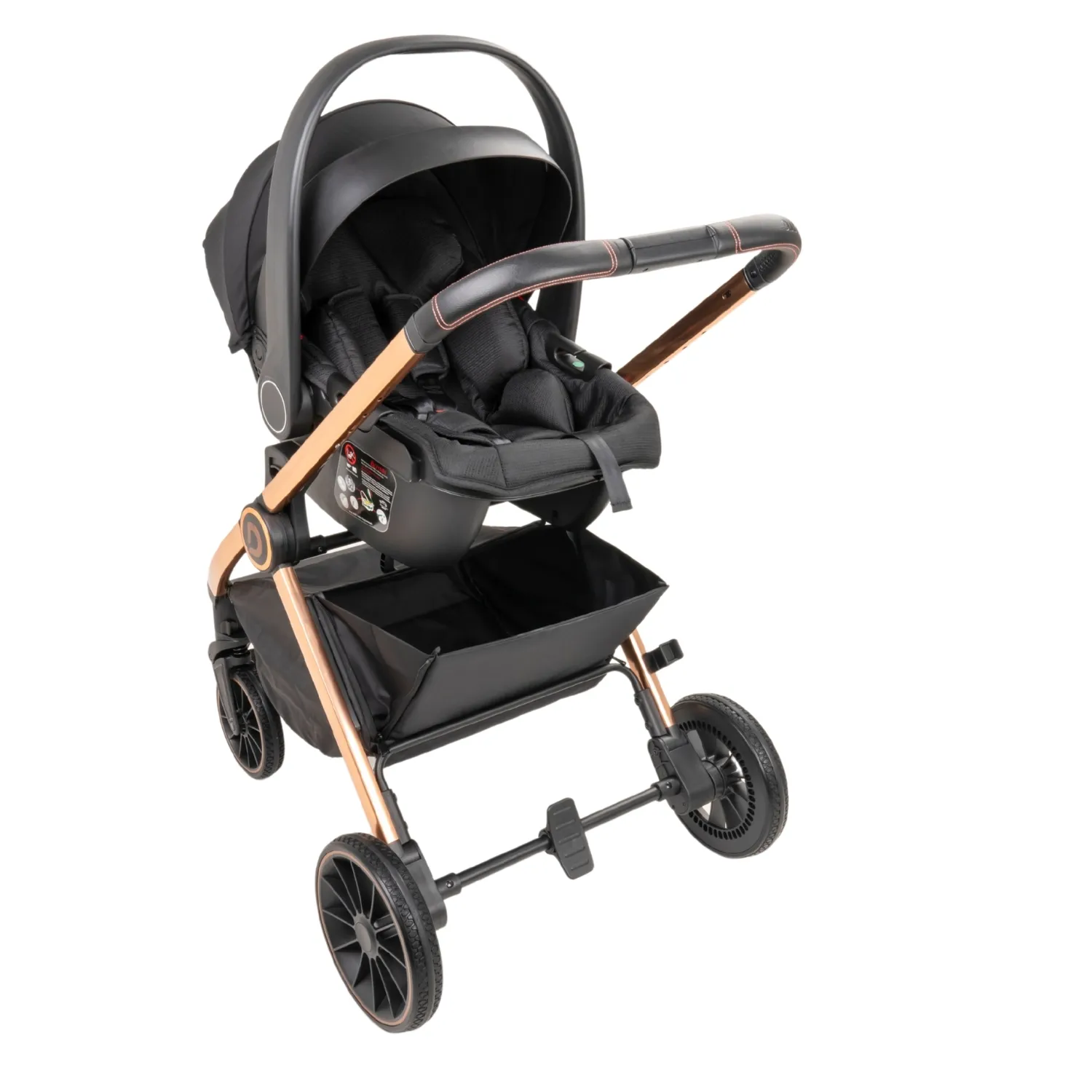 Duux Pro Max 2 Travel Sistem Bebek Arabası Black