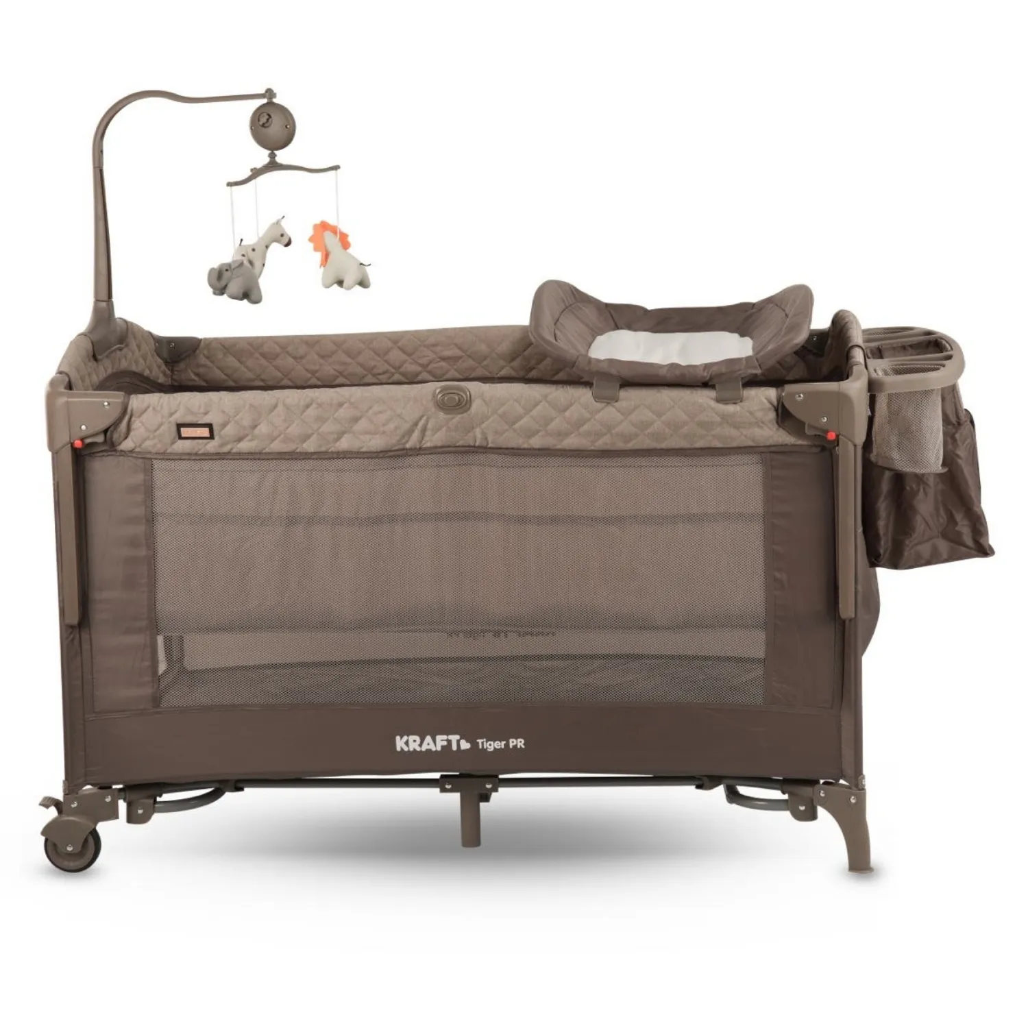 Kraft Tiger Anne Yanı Oyun Parkı 70x120 cm Light Beige