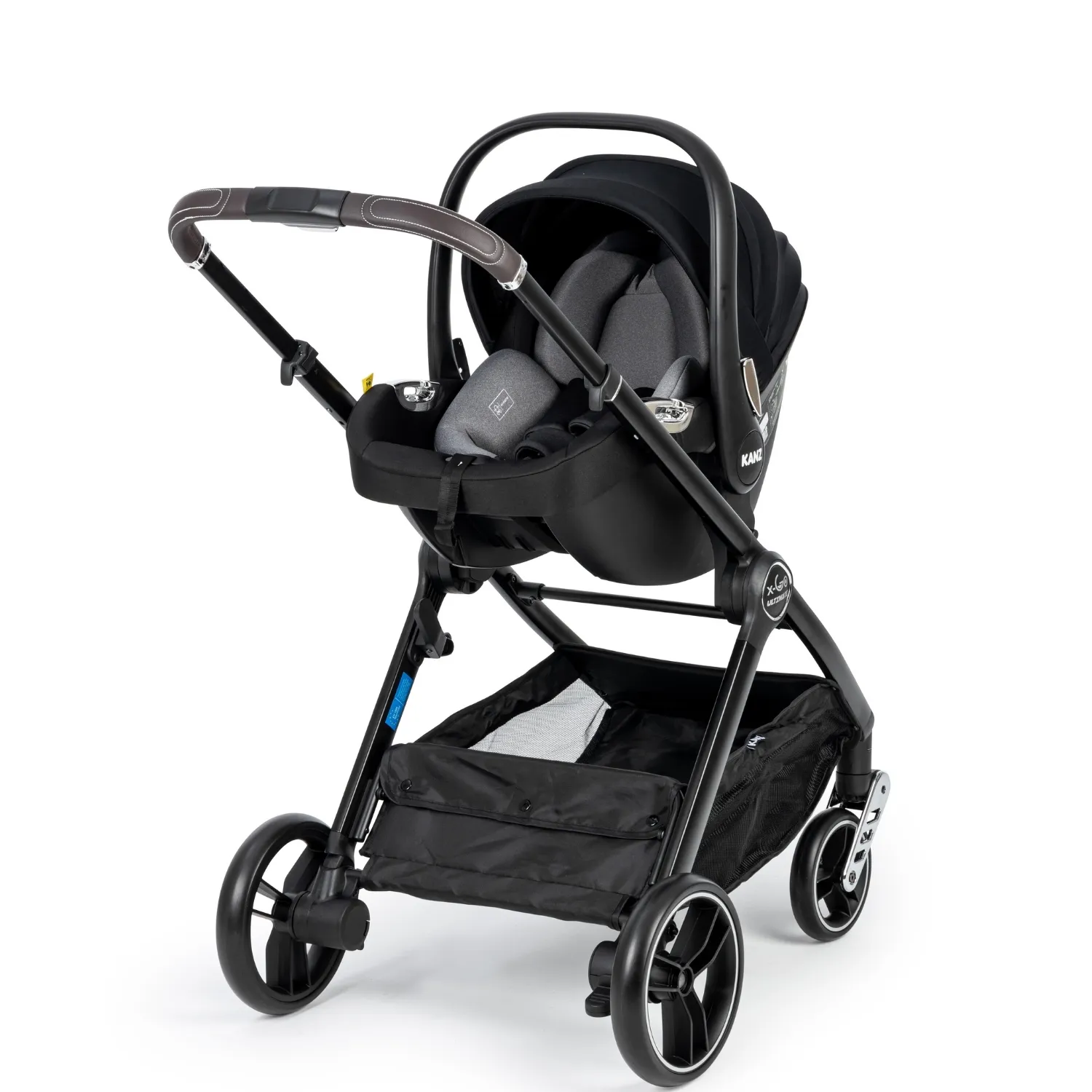 Kanz X-Go Ultimate Travel Sistem Bebek Arabası Silver Gri