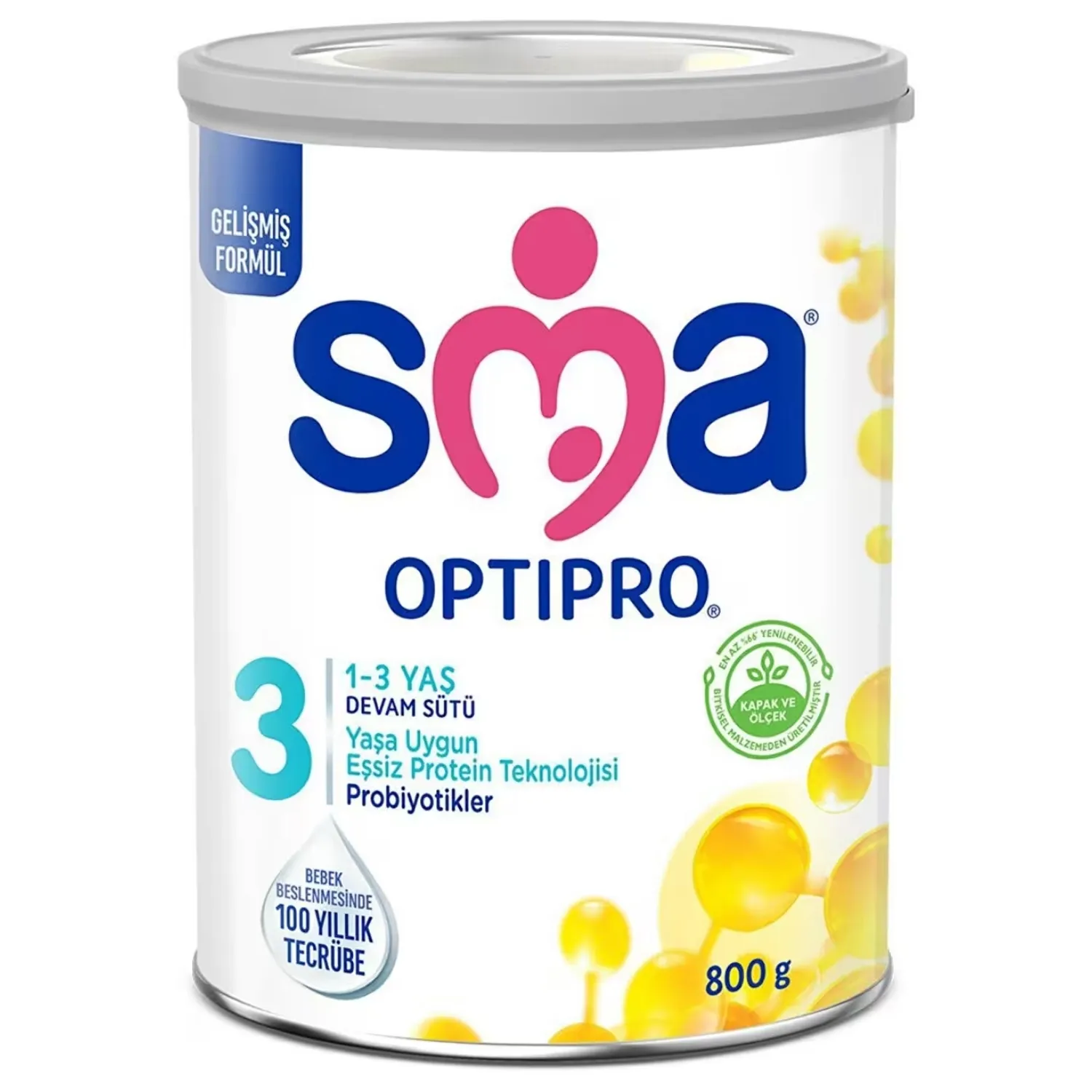 Sma OptiPro Probiyotik 3 Devam Sütü 800 gr 1-3 Yaş - Alıştırma Bardağı Hediyeli
