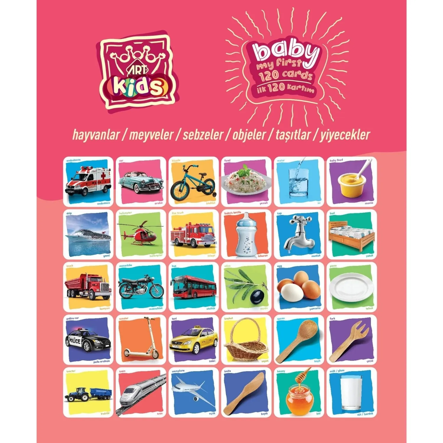 Art Kids Baby İlk Eğitici Kartlarım
