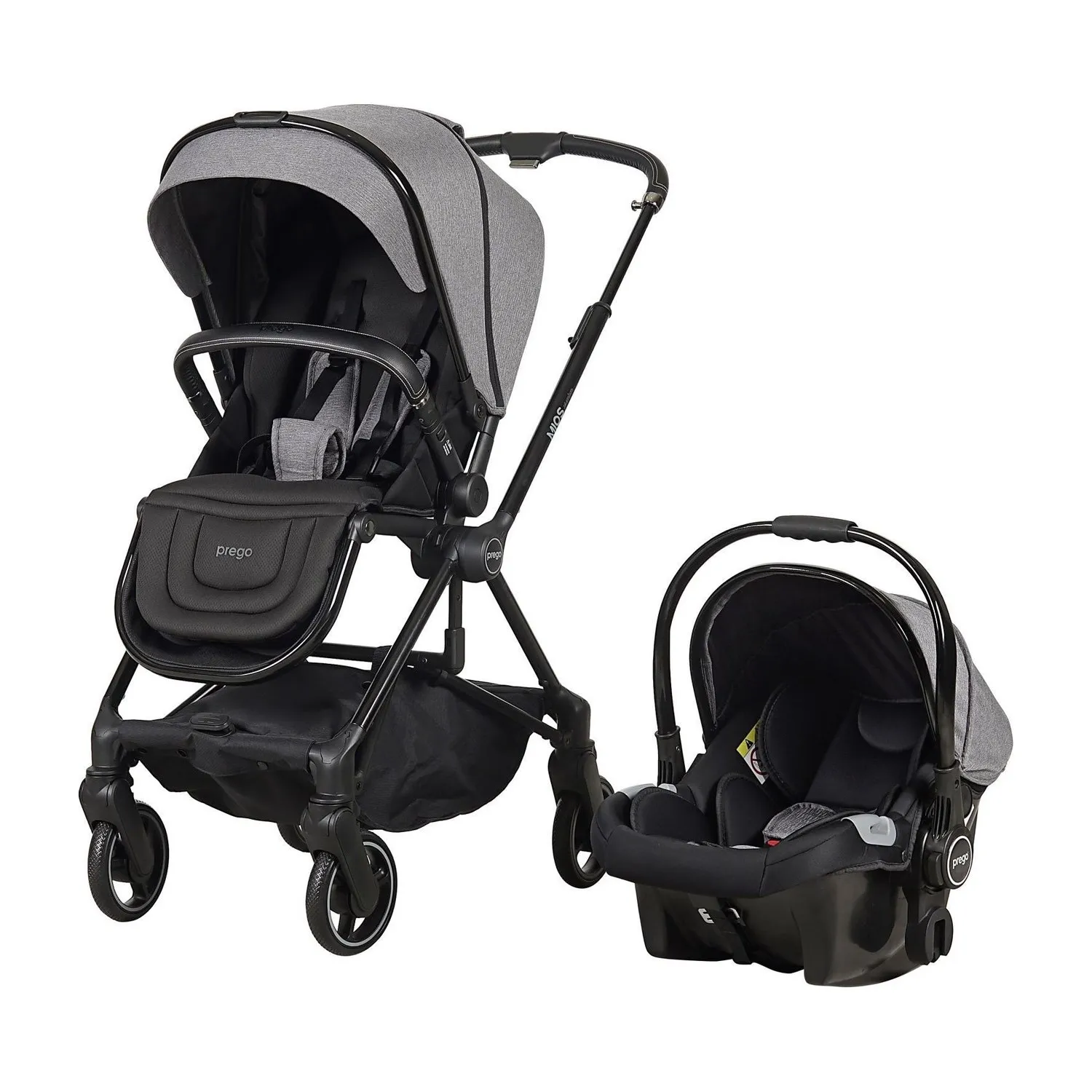 Prego 2099 Mios Premium Travel Sistem Bebek Arabası Gri