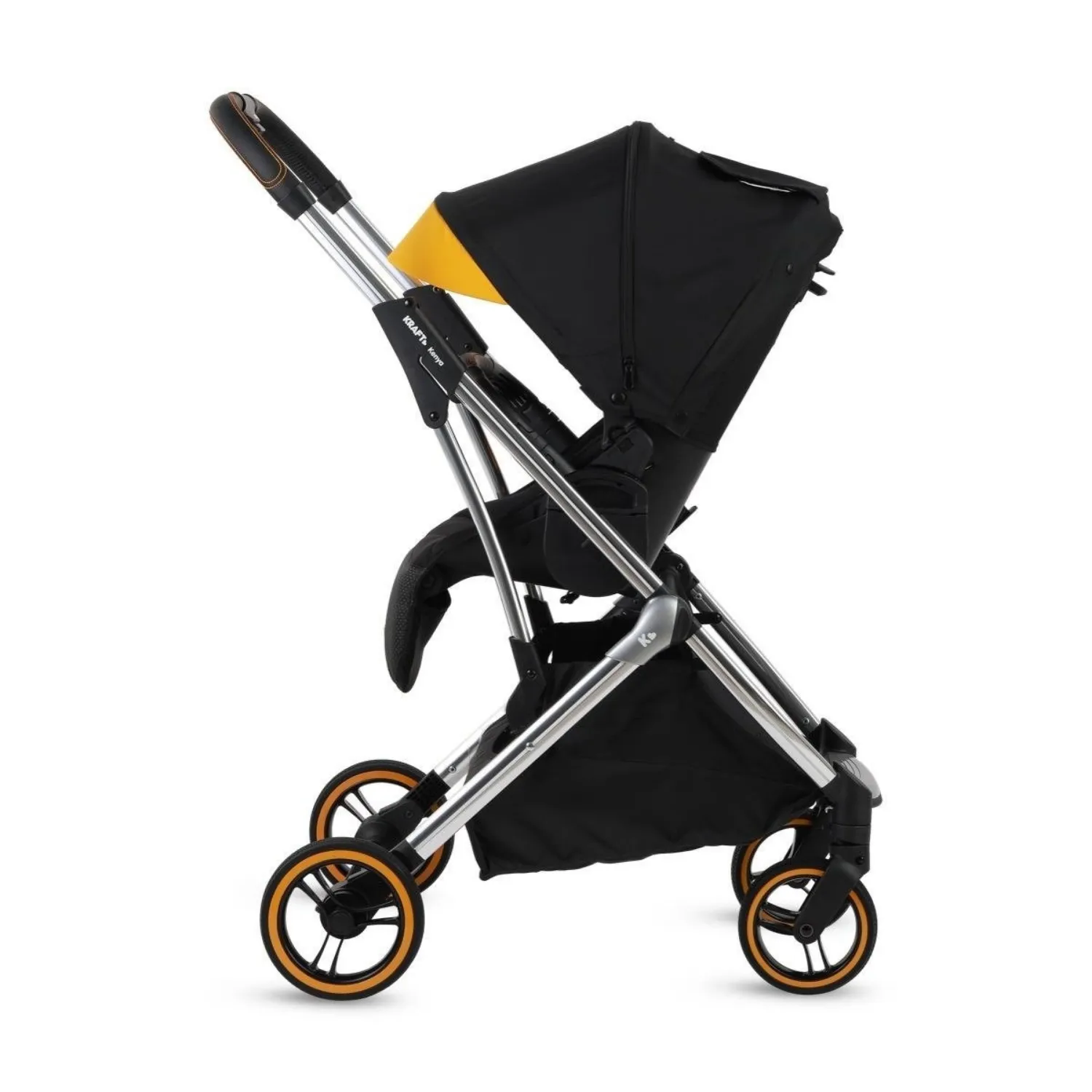 Kraft Kenya I-Size Travel Sistem Bebek Arabası Black Yellow