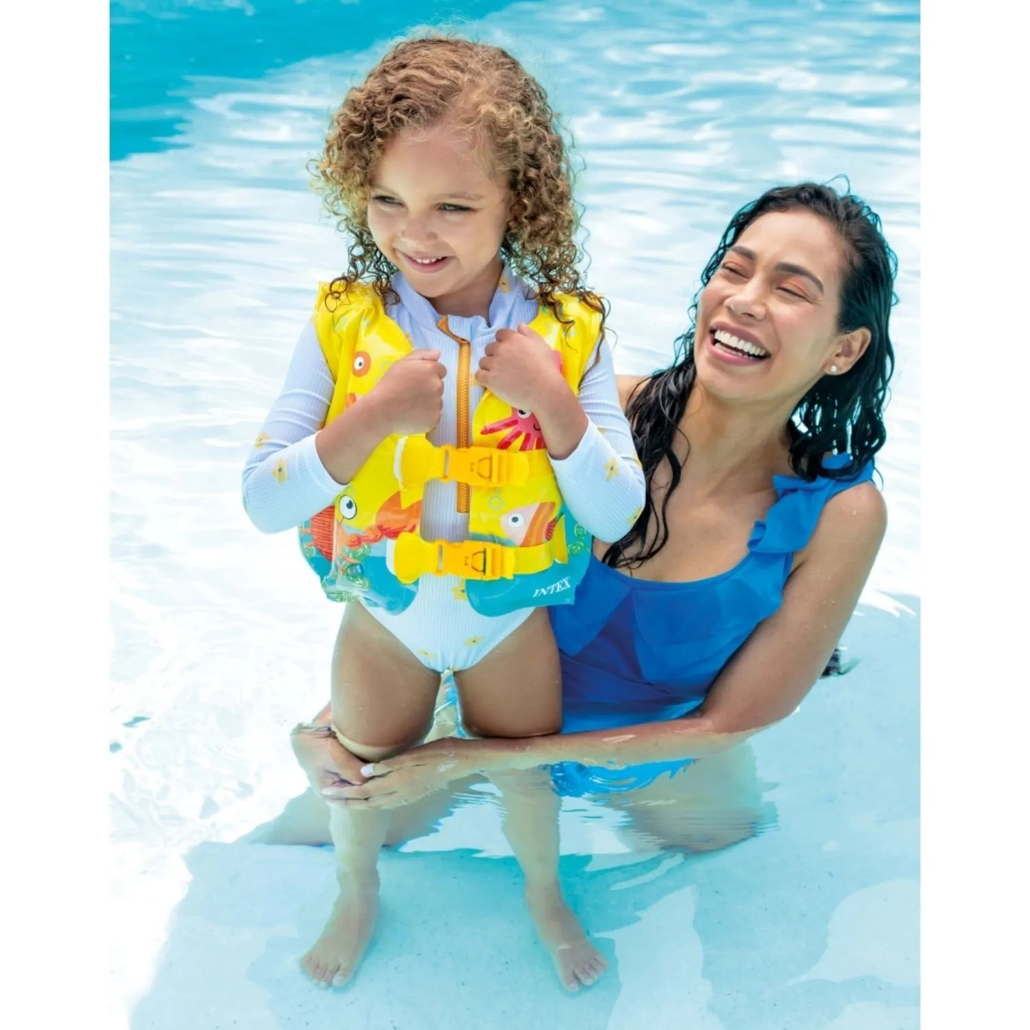 Intex Yelek Balık Desenli Baskılı 41x30 cm