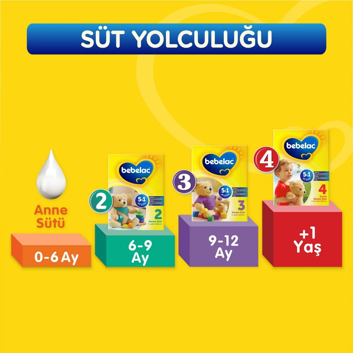 Bebelac 3 Bebek Devam Sütü 800 Gr