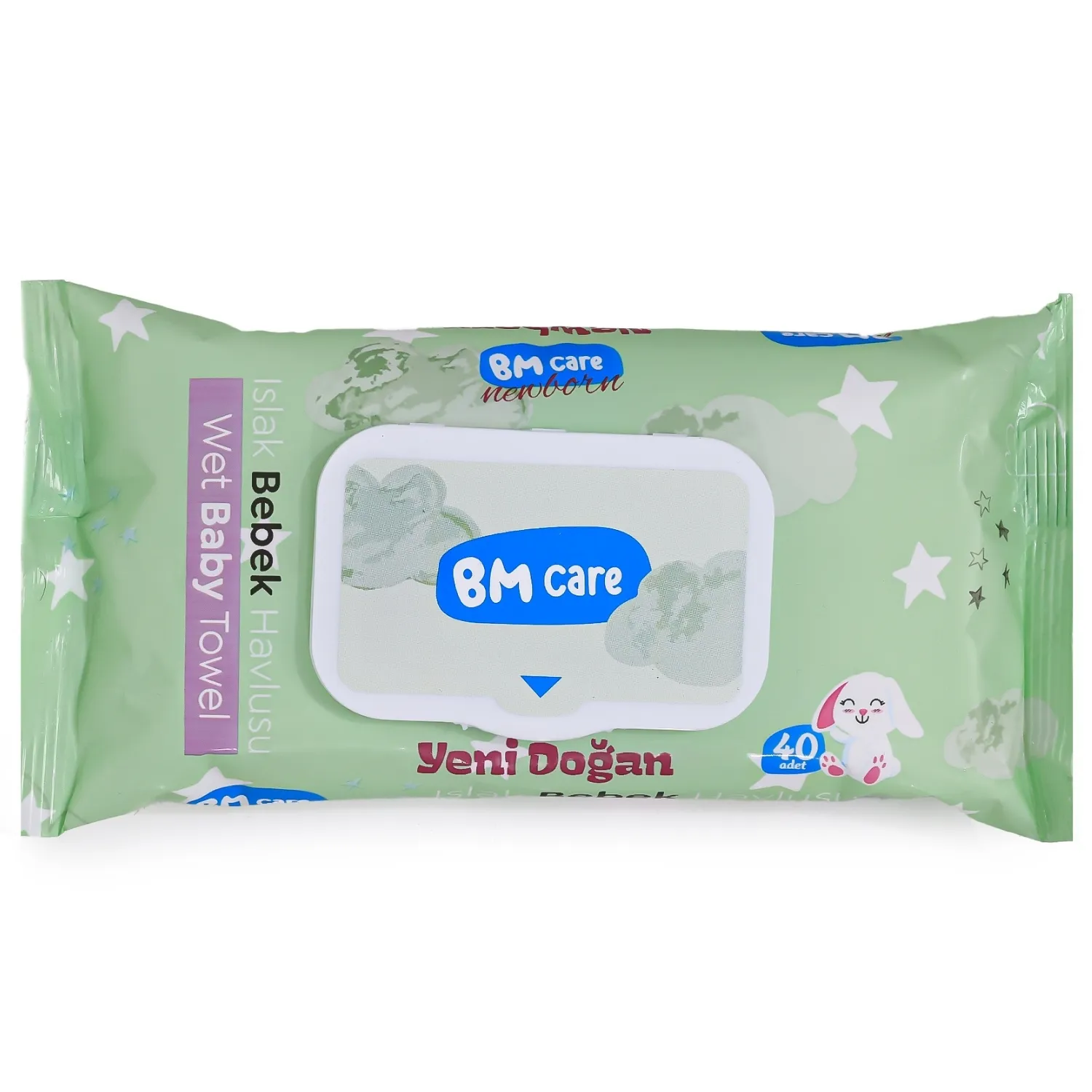 Bm Care Yenidoğan Islak Mendil 12x40lı