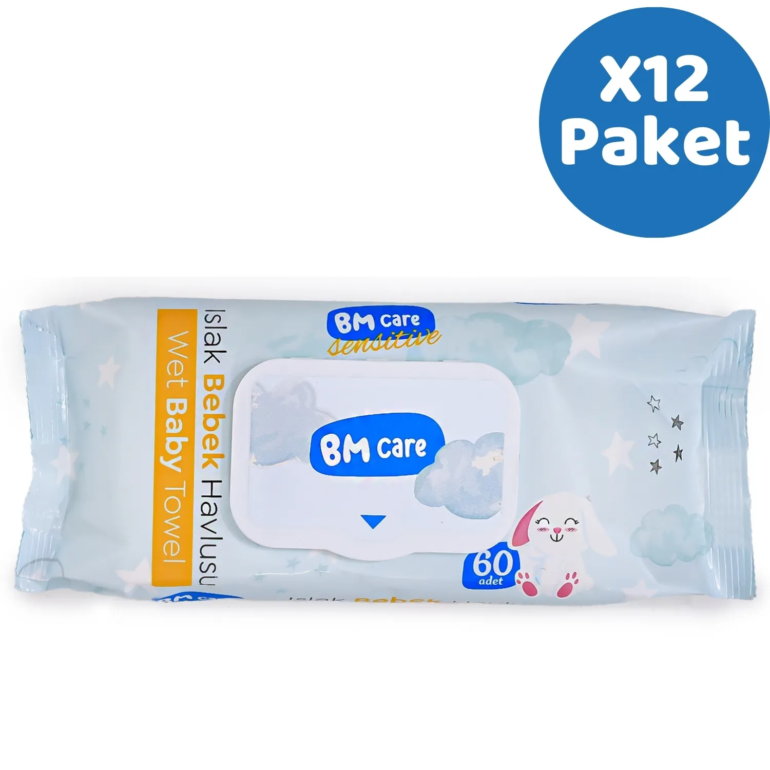 Bm Care Sensitive Islak Mendil 12x60lı