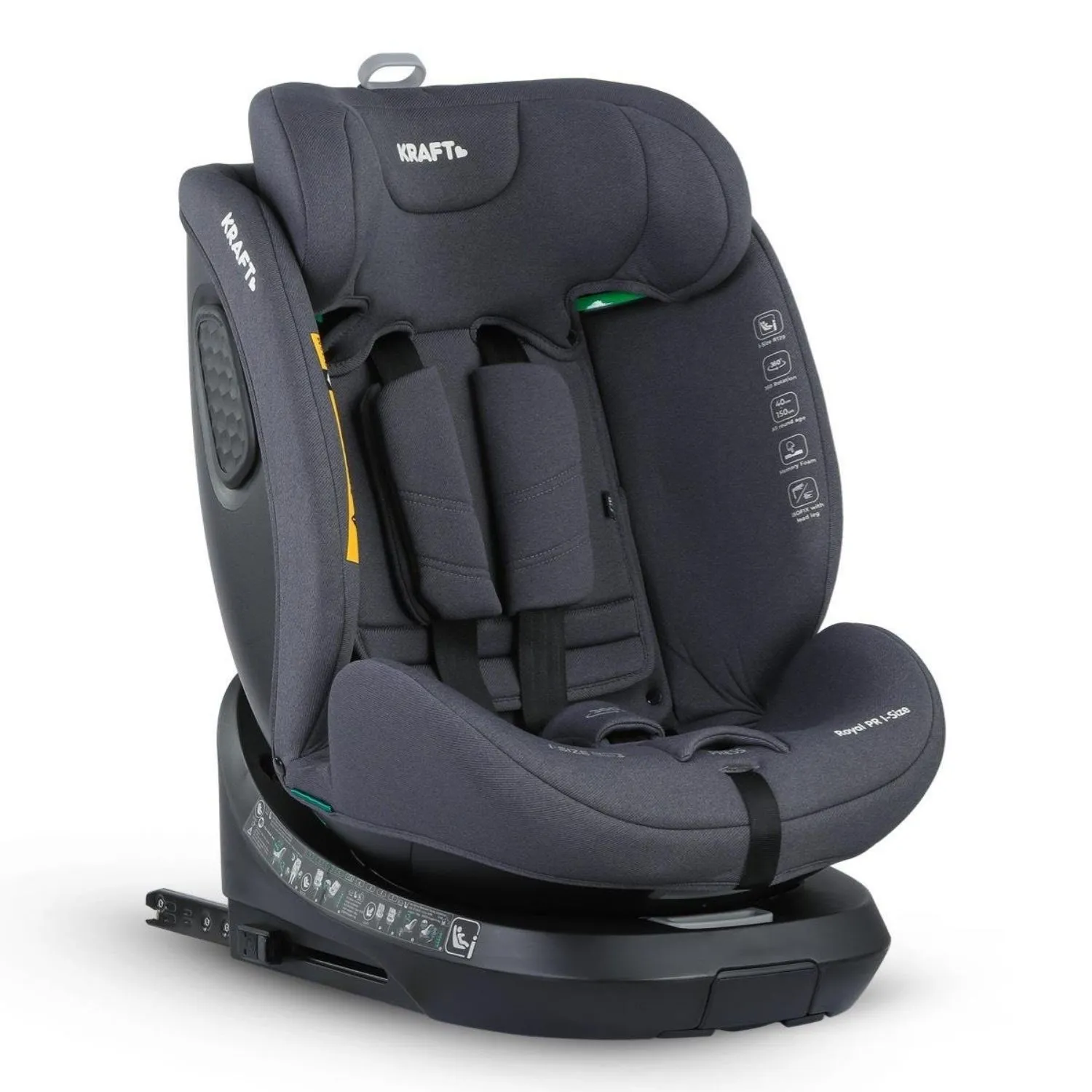 Kraft Royal Pr Oto Koltuğu 0-36 Kg Dark Grey