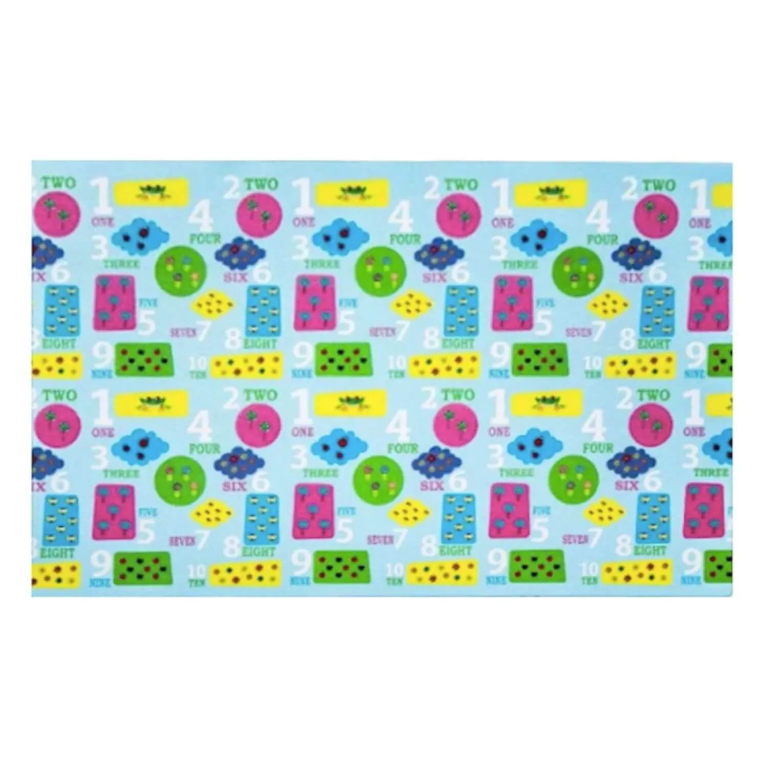 Tummymat Numbers Gray Stars Oyun Matı 15mm 200x140 cm