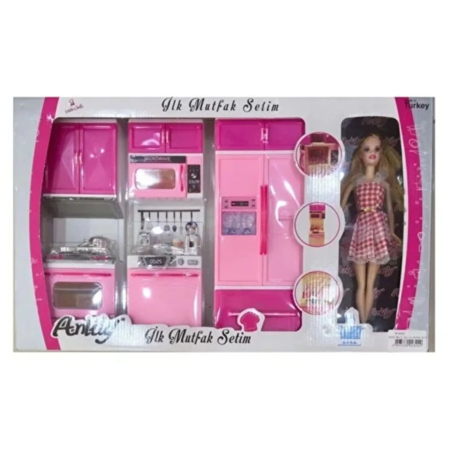 Anlily 4'lü İlk Mutfak Setim Bebekli