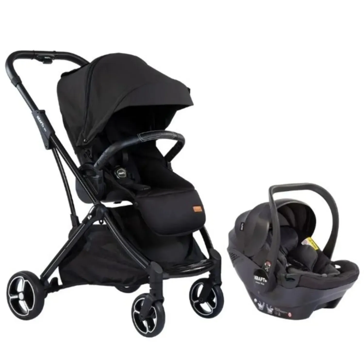 Kraft Viva I-Size Travel Sistem Bebek Arabası Black