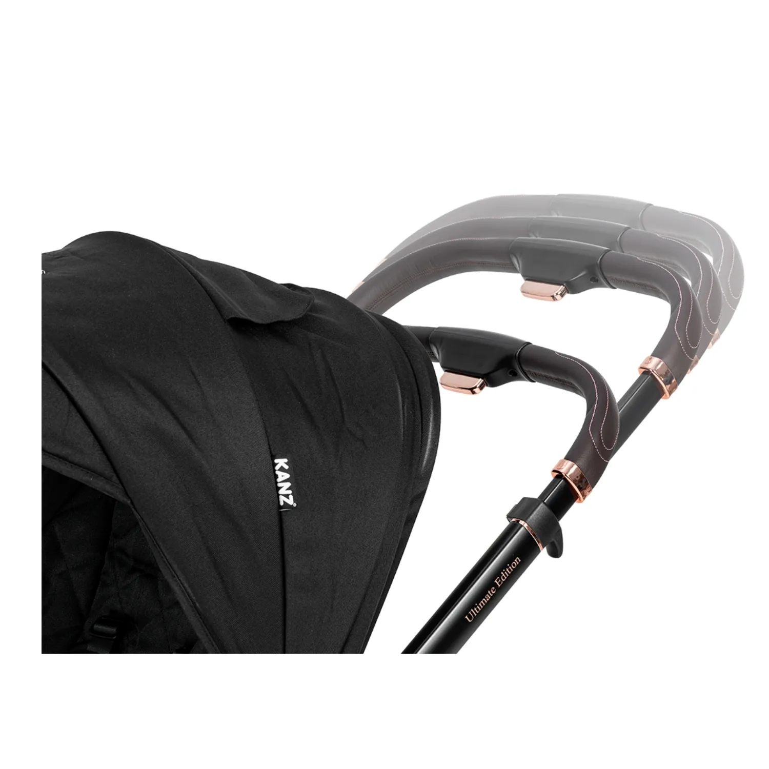 Kanz X-Go Ultimate Travel Sistem Bebek Arabası Rose Gold Siyah