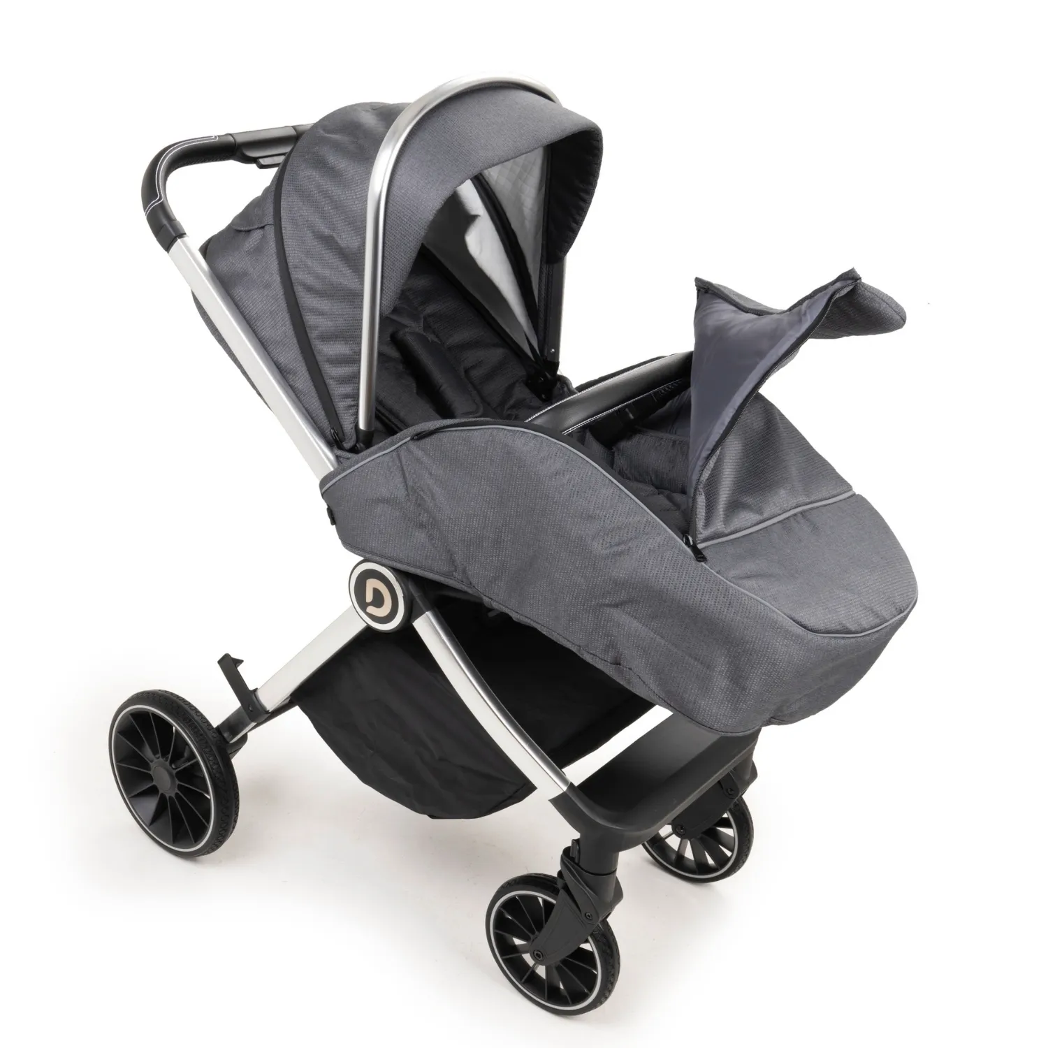 Duux Pro Max 2 Travel Sistem Bebek Arabası Dark Grey