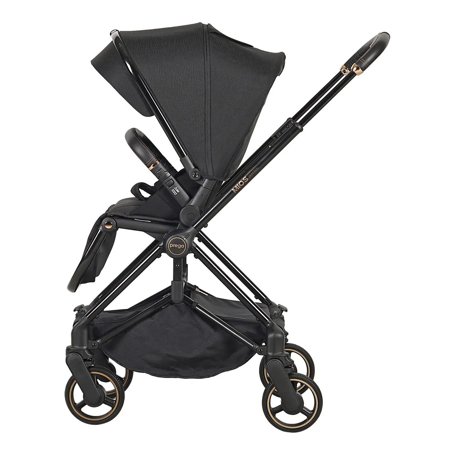 Prego 2099 Mios Premium Travel Sistem Bebek Arabası Siyah