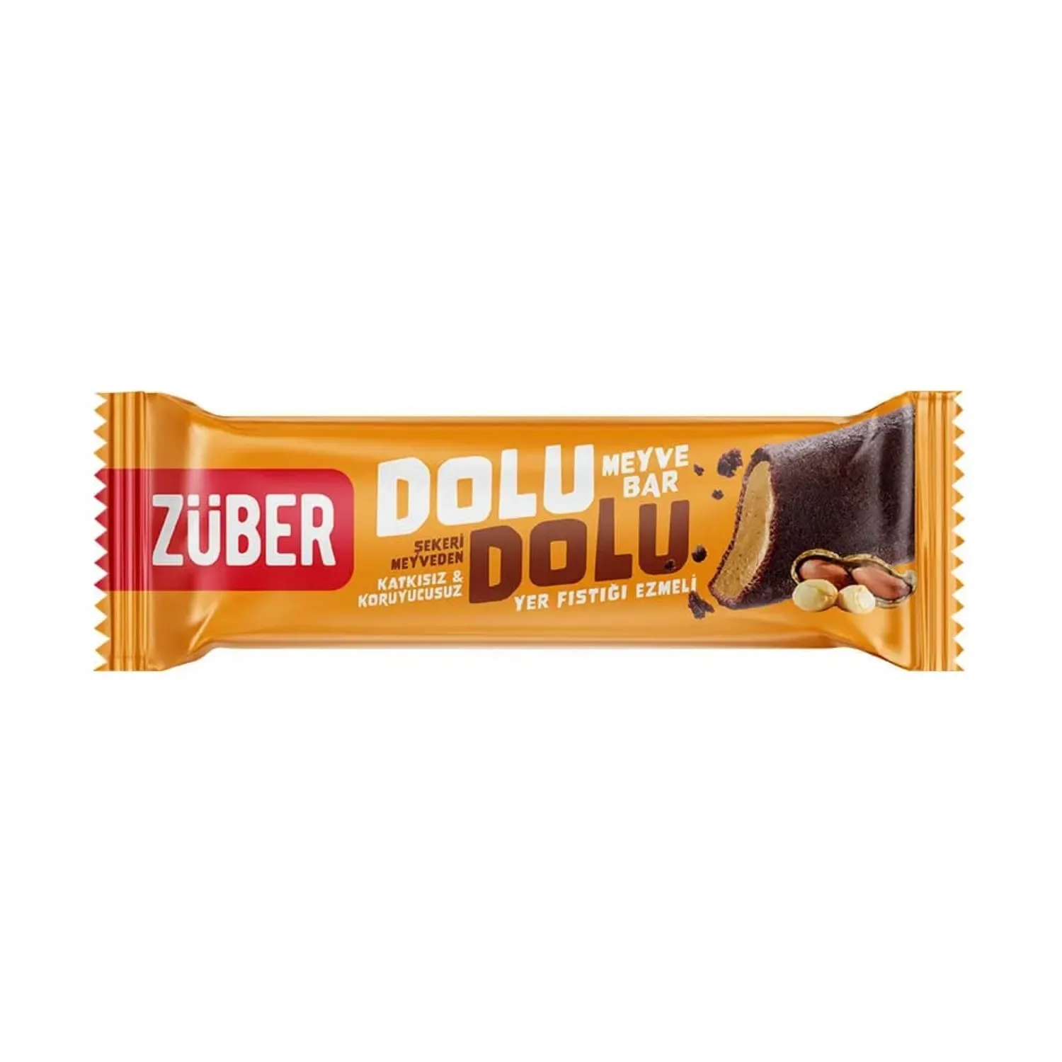 Züber Dolu Dolu Meyve Bar Yer Fıstığı Ezmeli 30 gr.