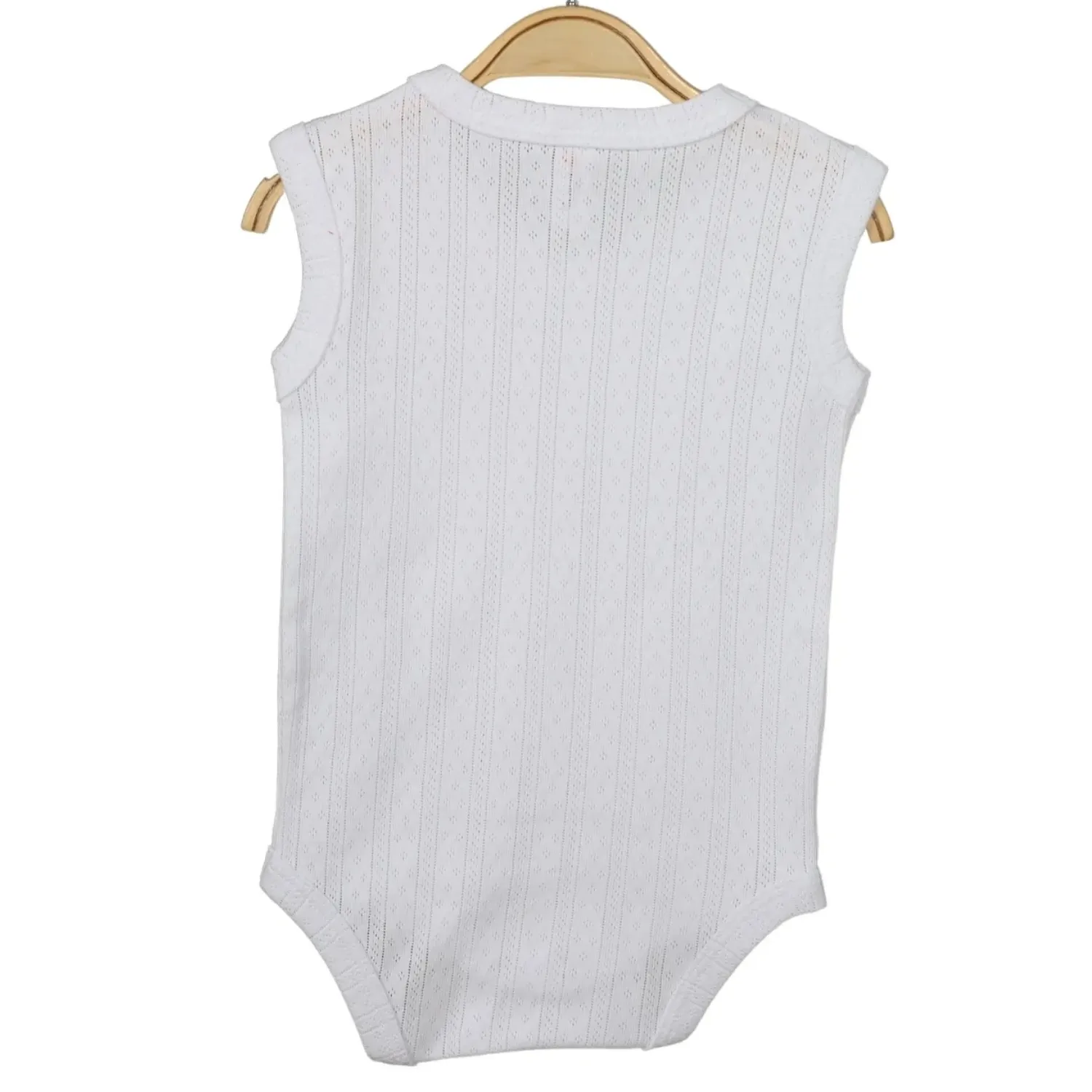 Hvc Bebek Atlet Body Jakarlı Pamuklu Çizgili Çıtçıtlı Zıbın Beyaz 5'li Set Unisex
