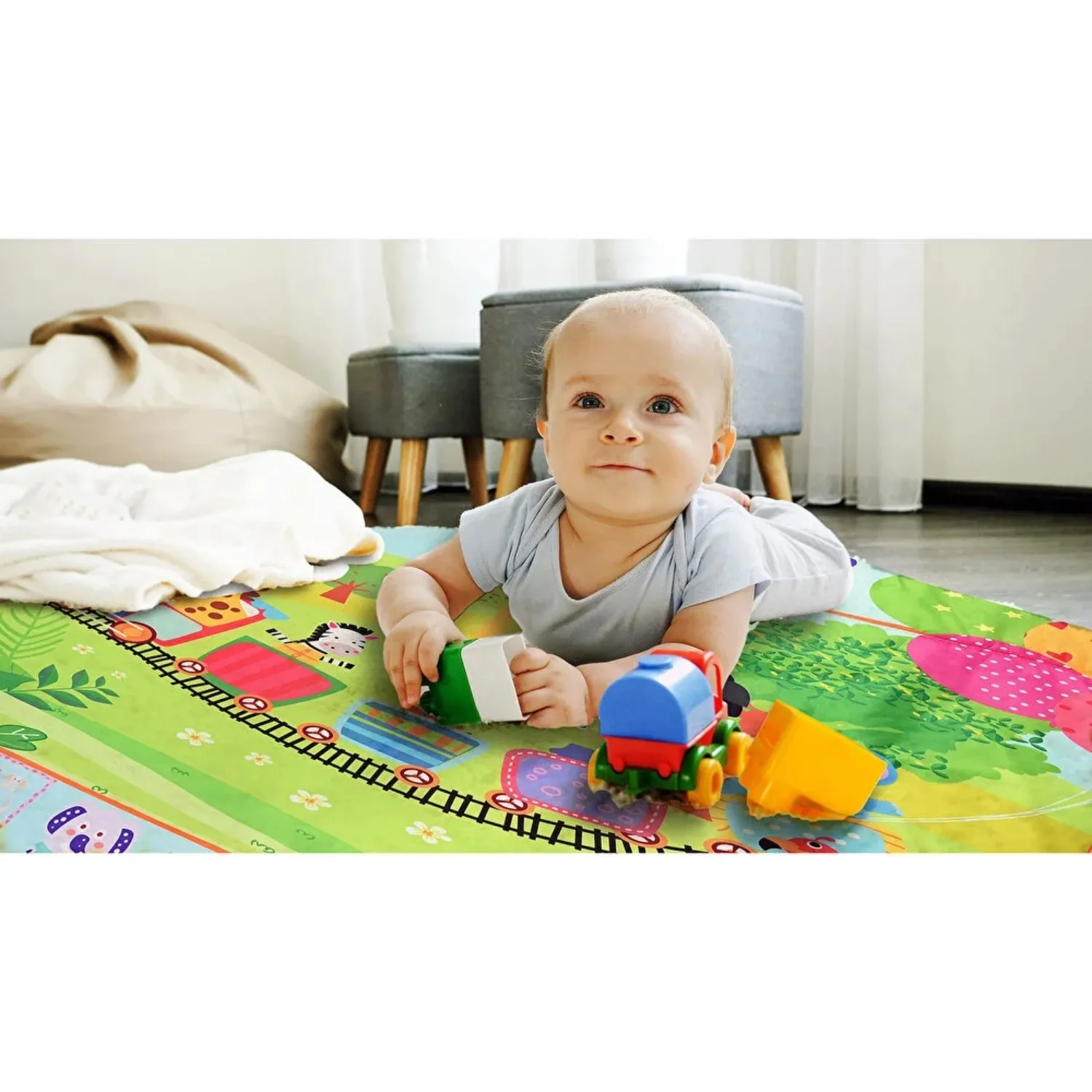 Safemom Oyun Matı Hayvanlar 90x145 cm