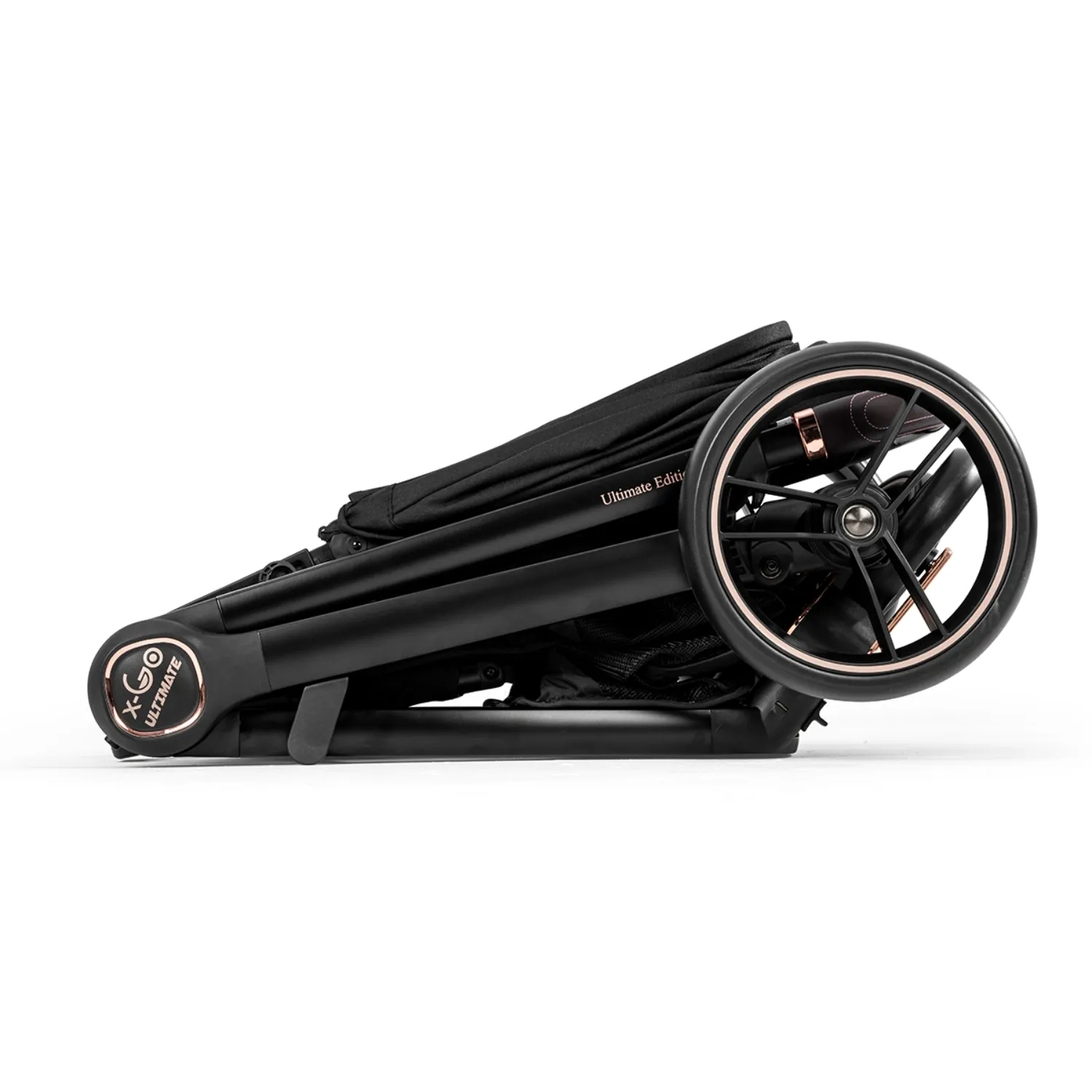 Kanz X-Go Ultimate Travel Sistem Bebek Arabası Rose Gold Siyah