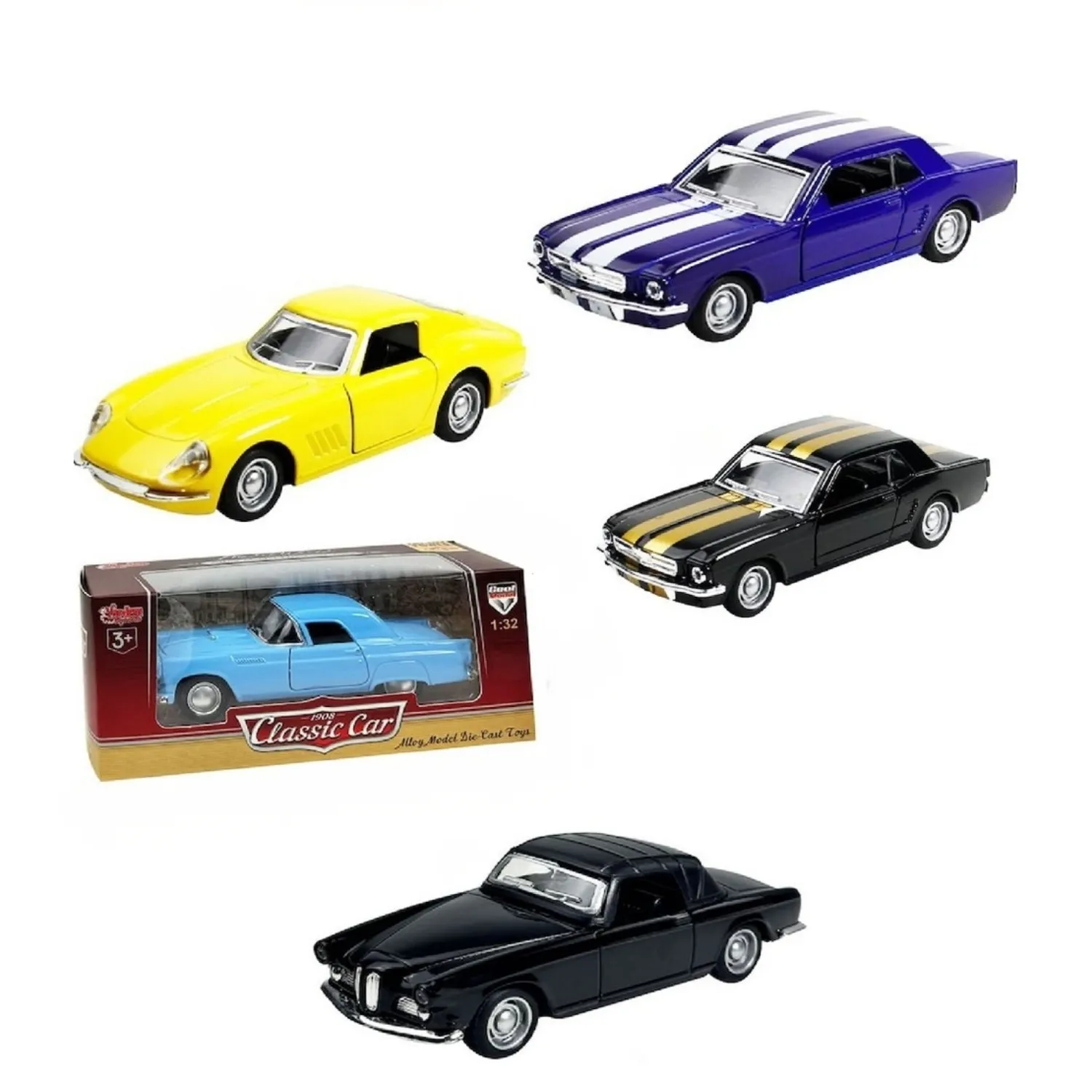 Çek Bırak Kapıları Açılır Yarış Arabası 1:32