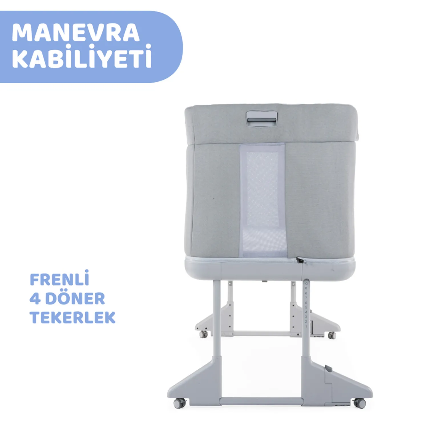 Chicco Next2me Forever Anne Yanı Beşik Cool Grey