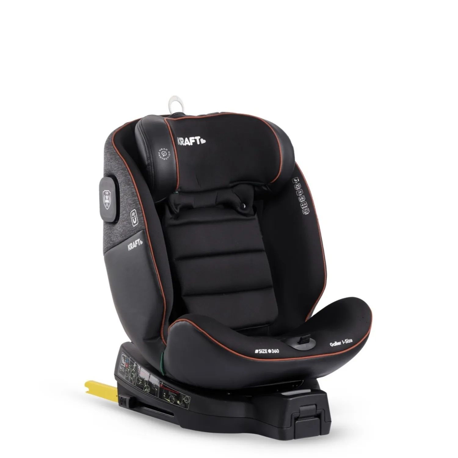Kraft Galler I-Size Oto Koltuğu 0-36 Kg Koyu Gri