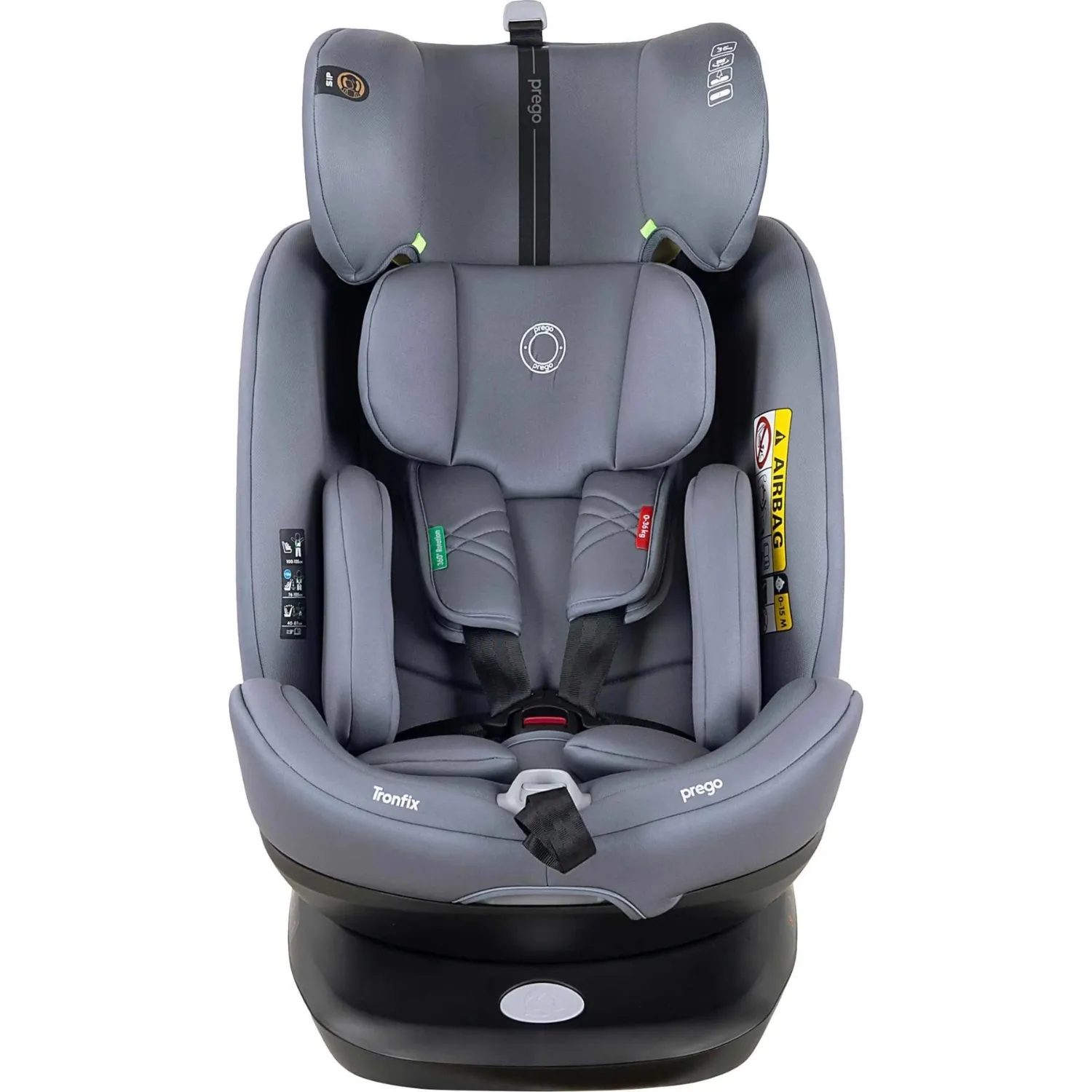 Prego Q9004 Tronfıx I-Size Oto Koltuğu Gri