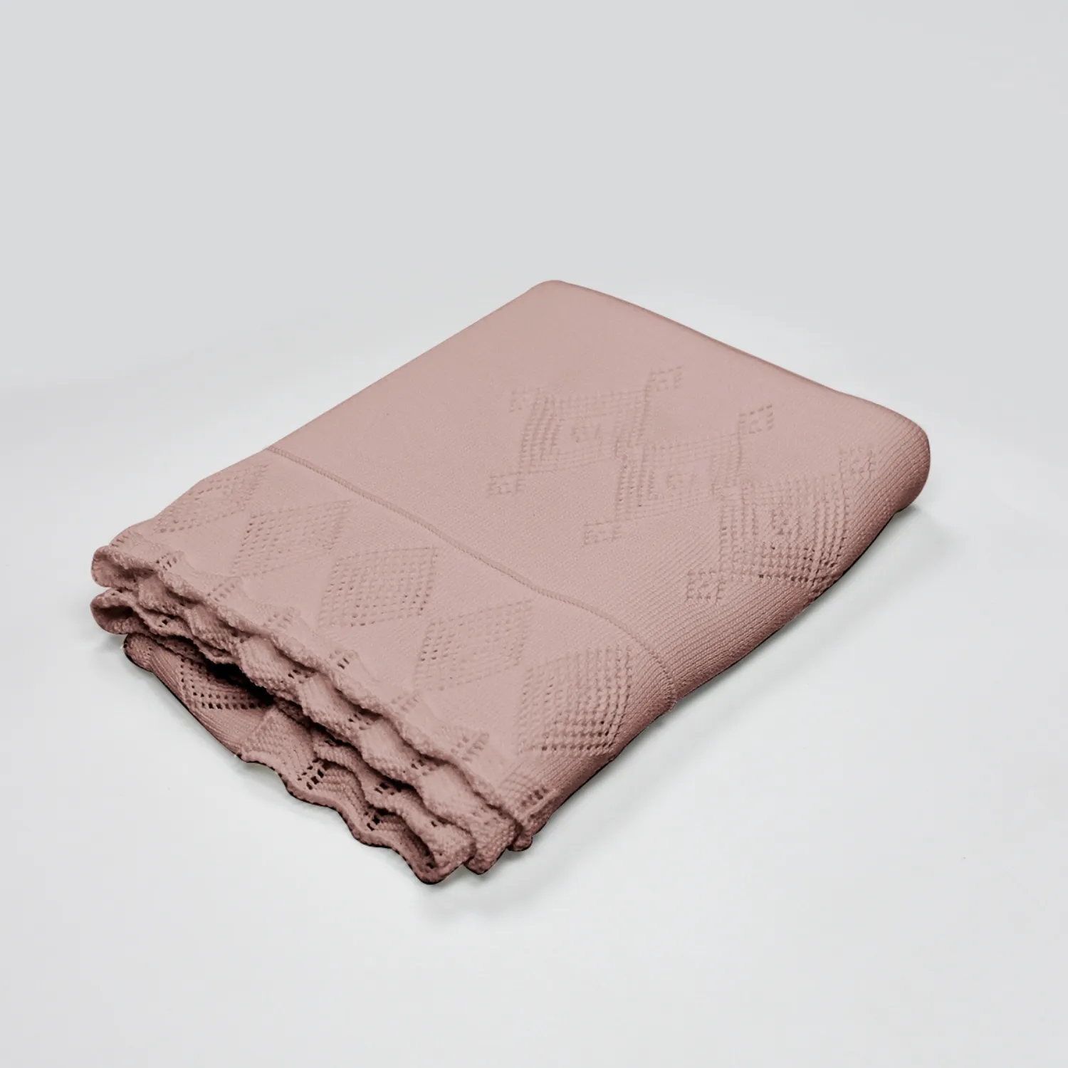 Bistyle Battaniye Triko Knitwear Colors Pembe