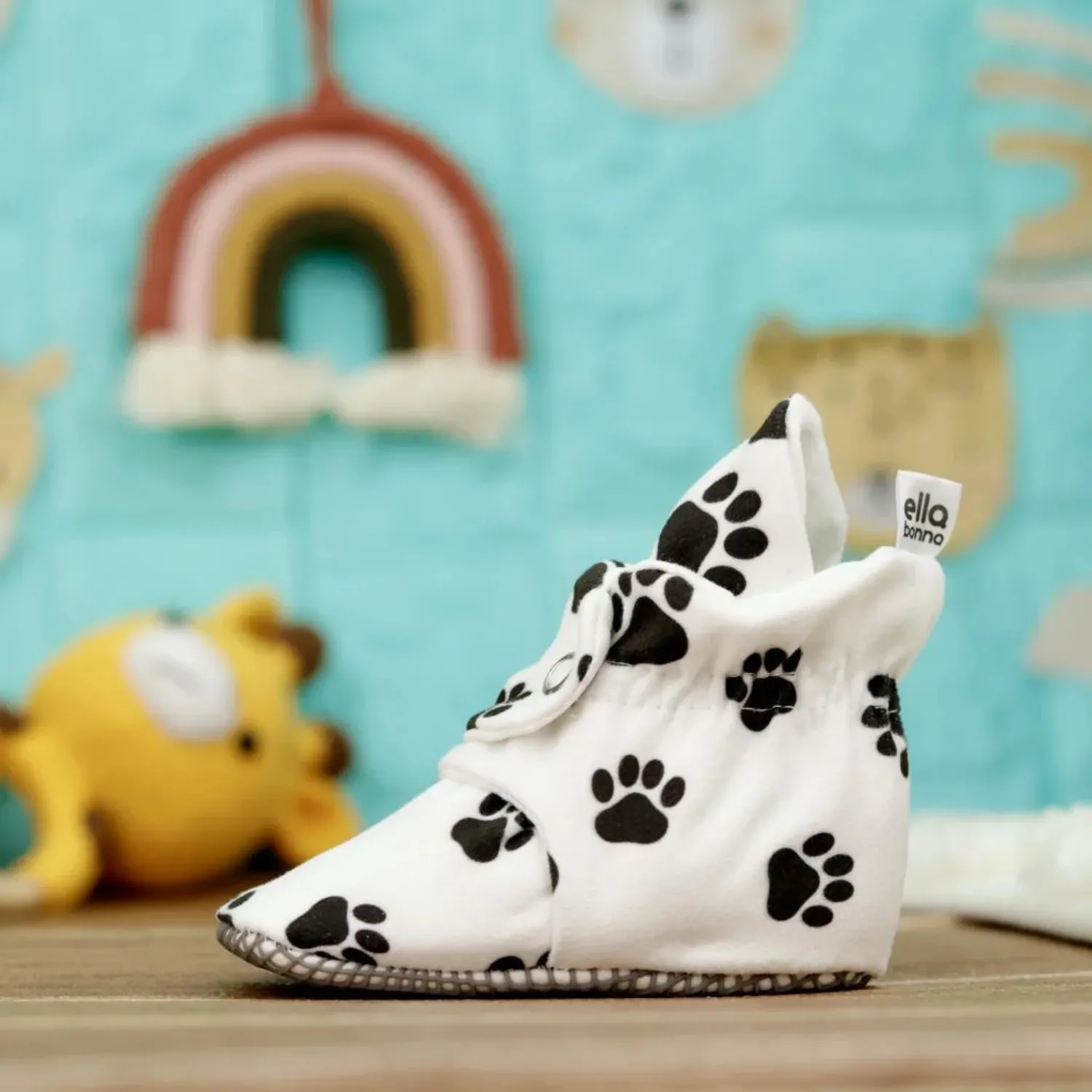 Ella Bonna Ev Botu Organik Pamuk Kaydırmaz Taban Köpek Patisi