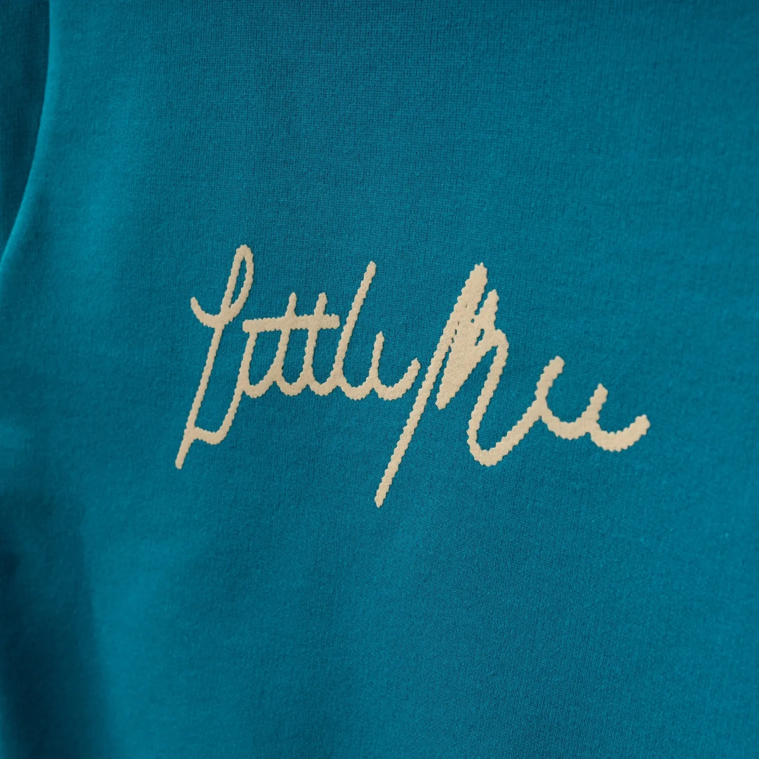 Bebolly Sweatshirt Littlimu Baskılı  Turkuaz