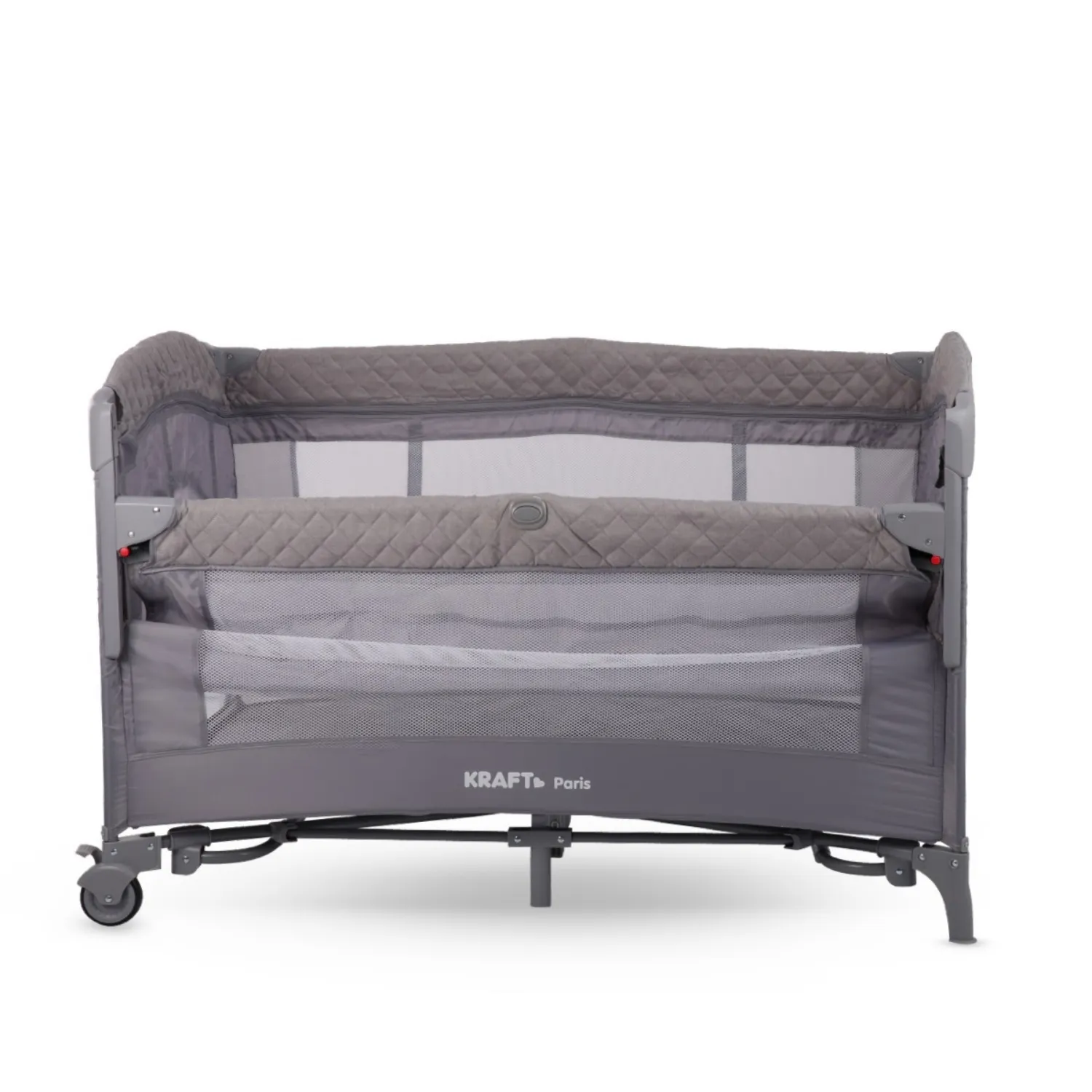 Kraft Paris Anne Yanı Oyun Parkı 70x120 cm Light Grey