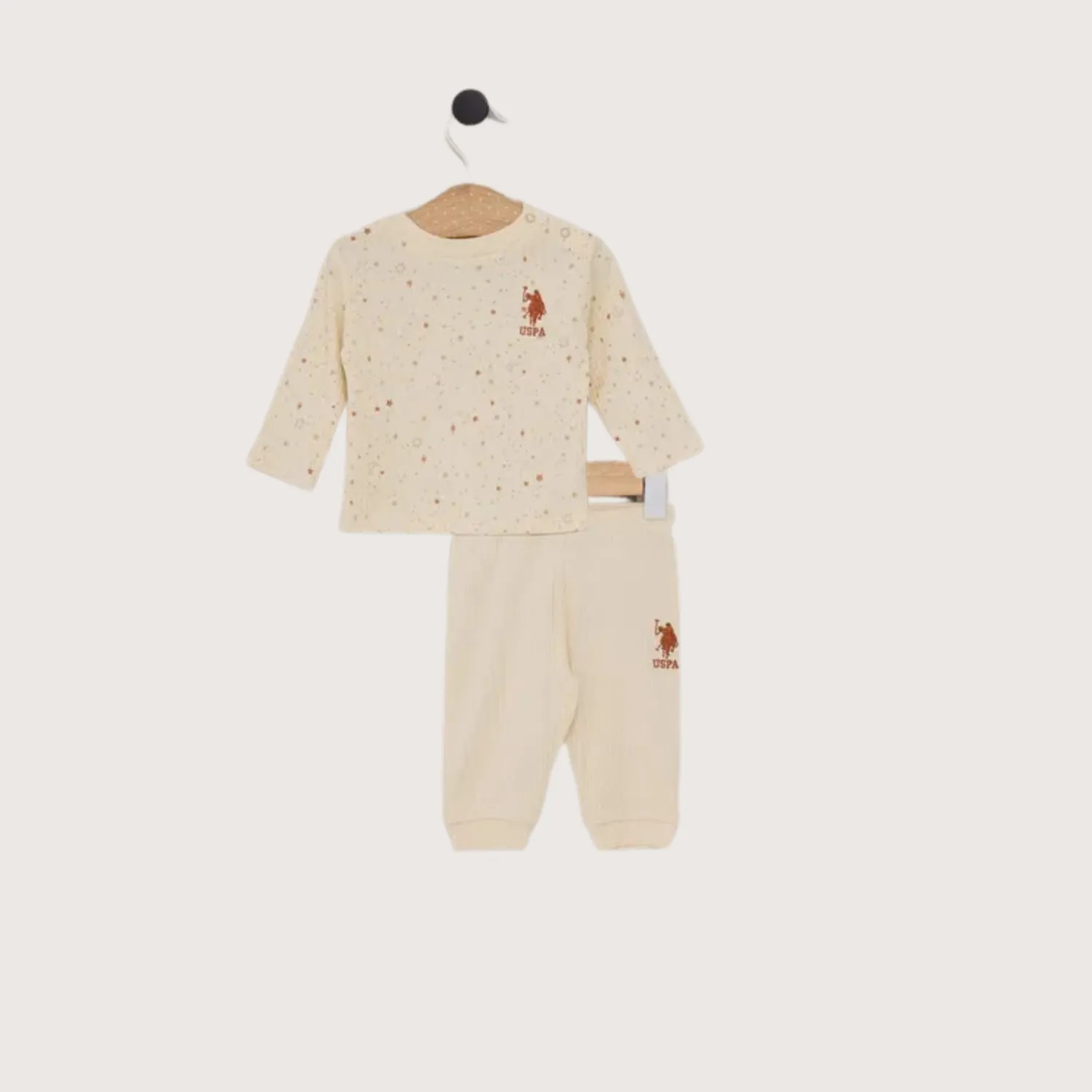 U.S. Polo 2li Takım Krem