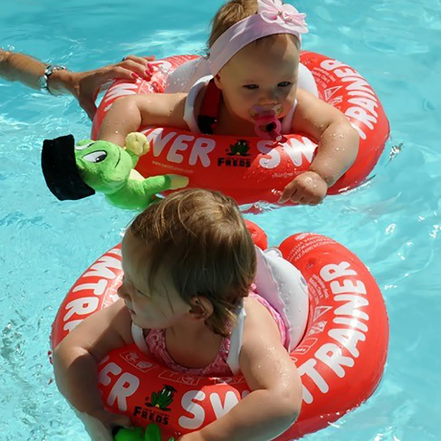 Mycey Swimtrainer 3 Ay-4 Yaş Yüzme Simidi Kırmızı