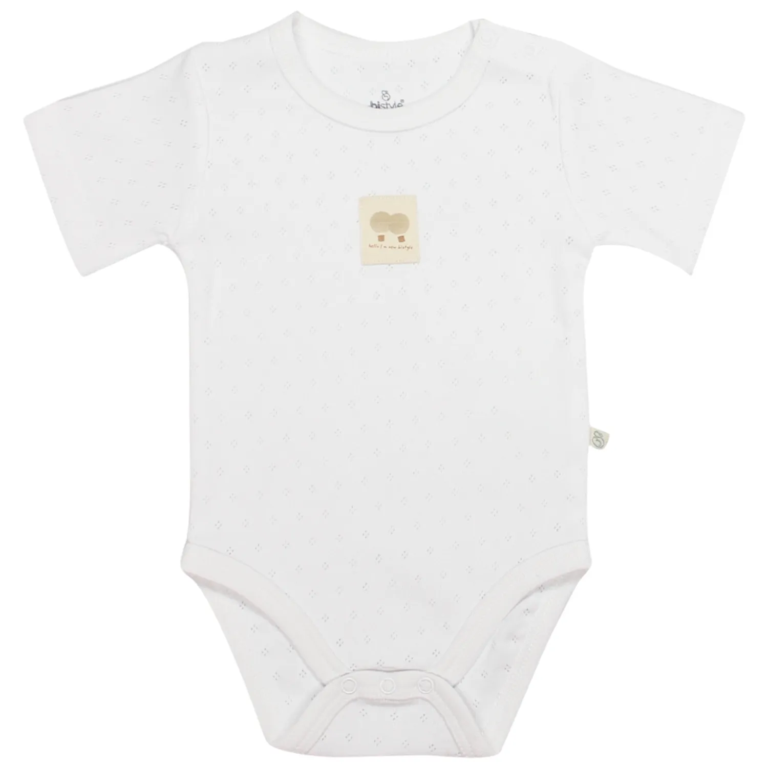 Bistyle Body Kısa Kol New White Beyaz