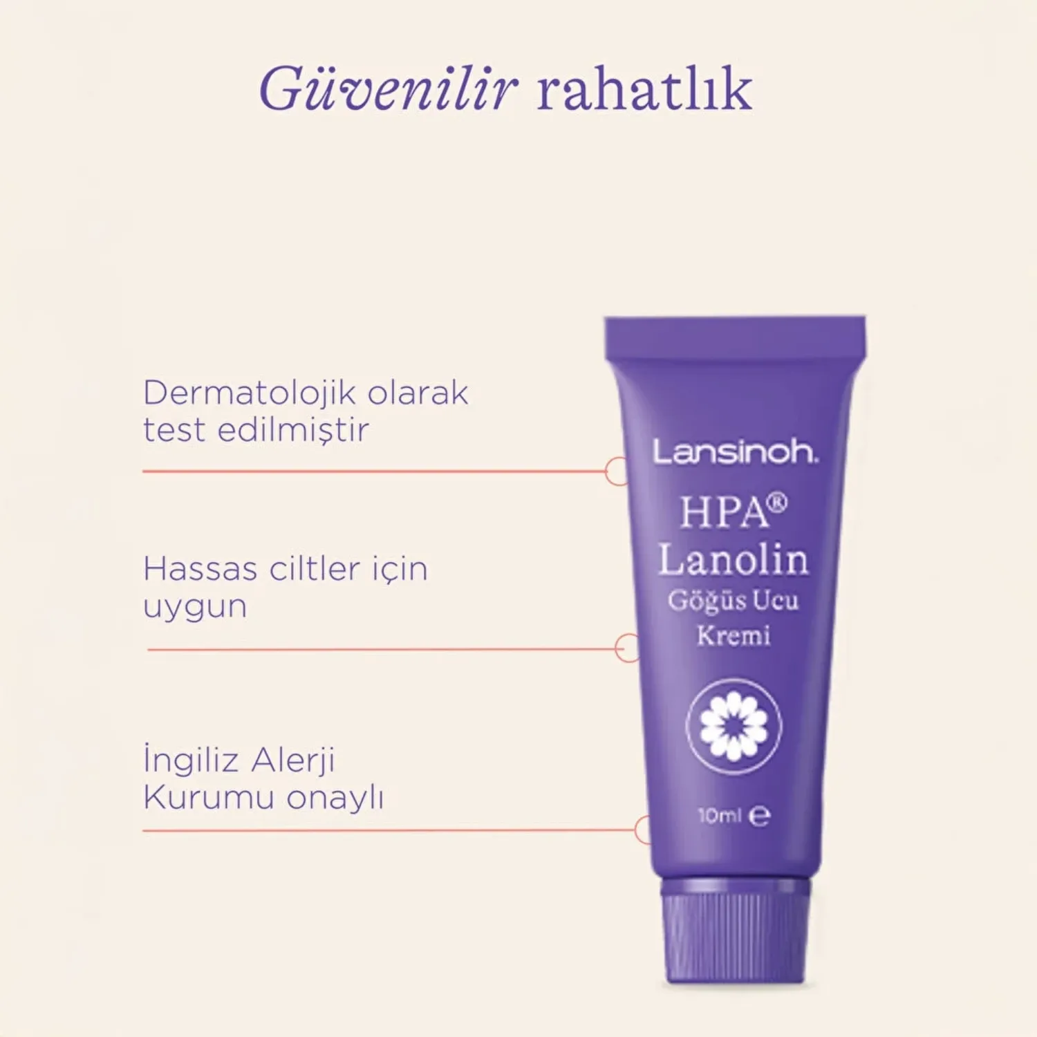 Lansinoh Lanolin Göğüs Ucu Kremi 10 ml