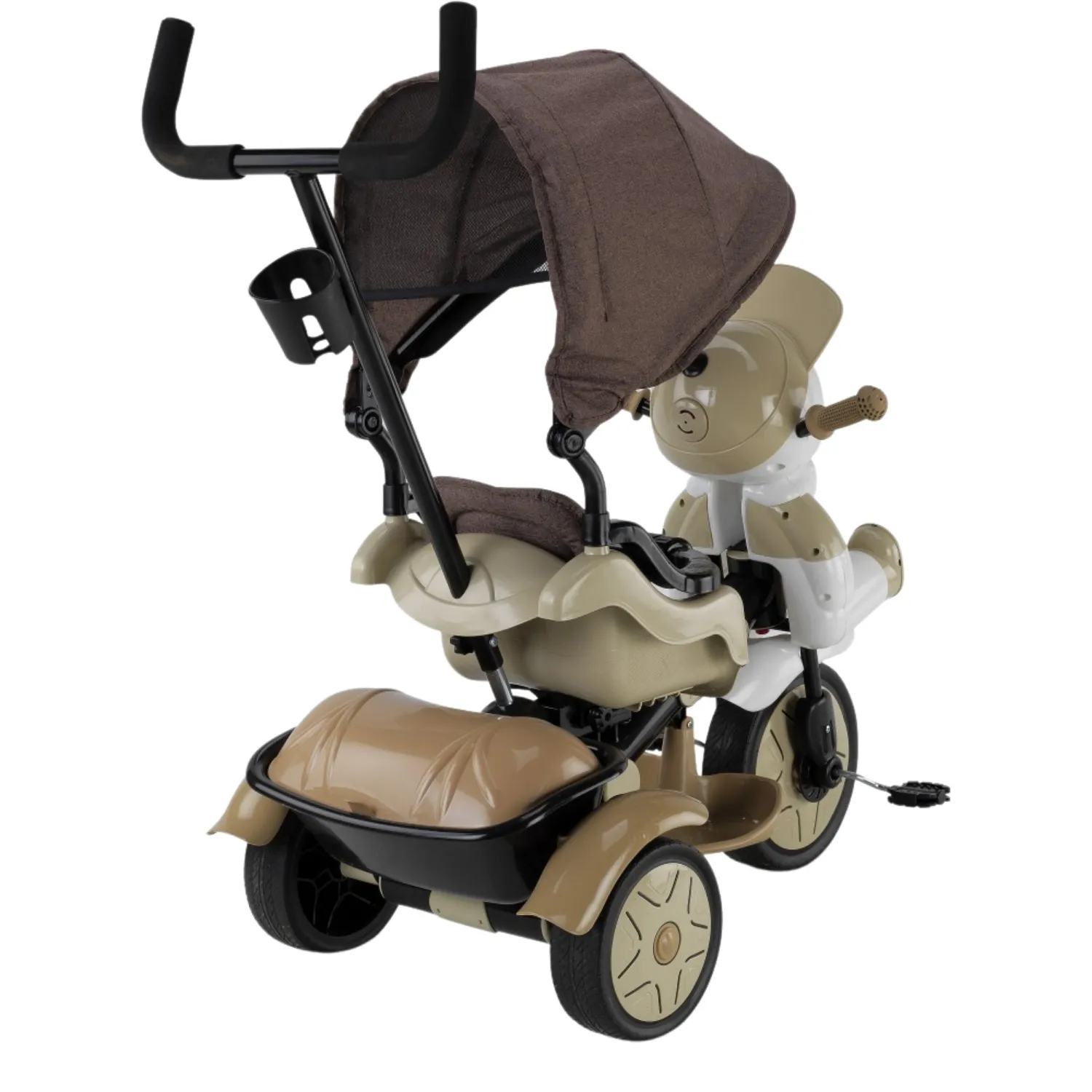 Babyhope Yupi Triycle Lüx Üç Tekerlikli Bisiklet Kahve